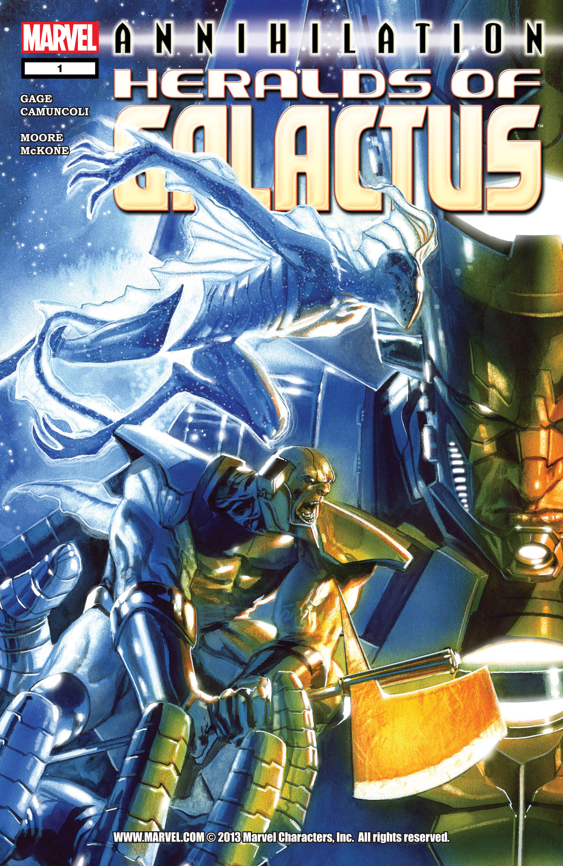 Read online Annihilation: Heralds Of Galactus comic -  Issue #1 - 1