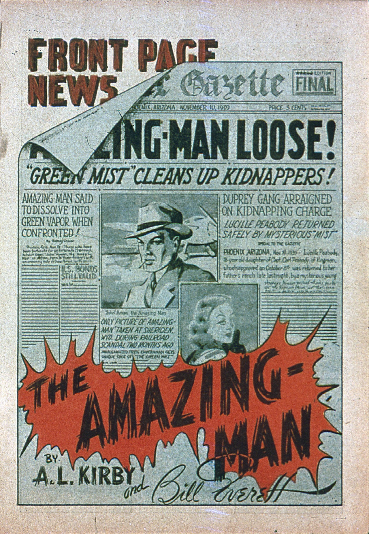 Read online Amazing Man Comics comic -  Issue #7 - 4