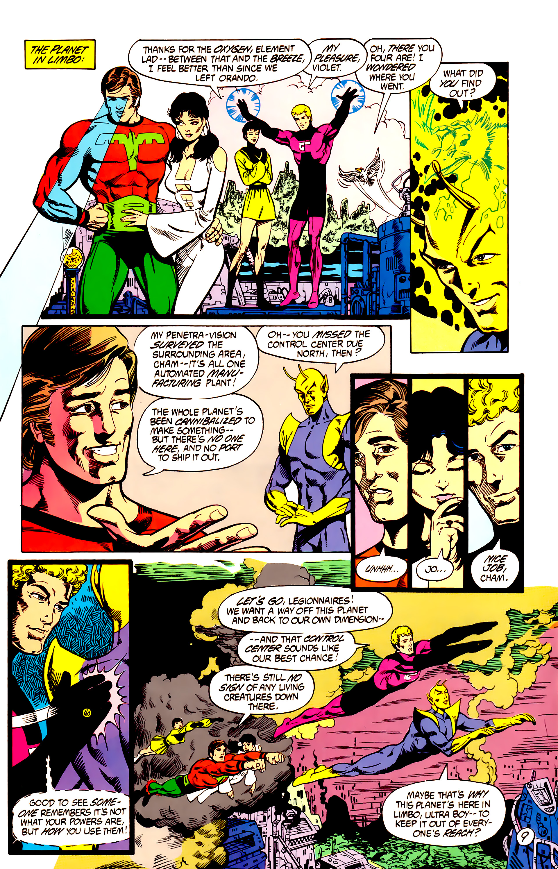 Read online Legion of Super-Heroes (1984) comic -  Issue #7 - 11