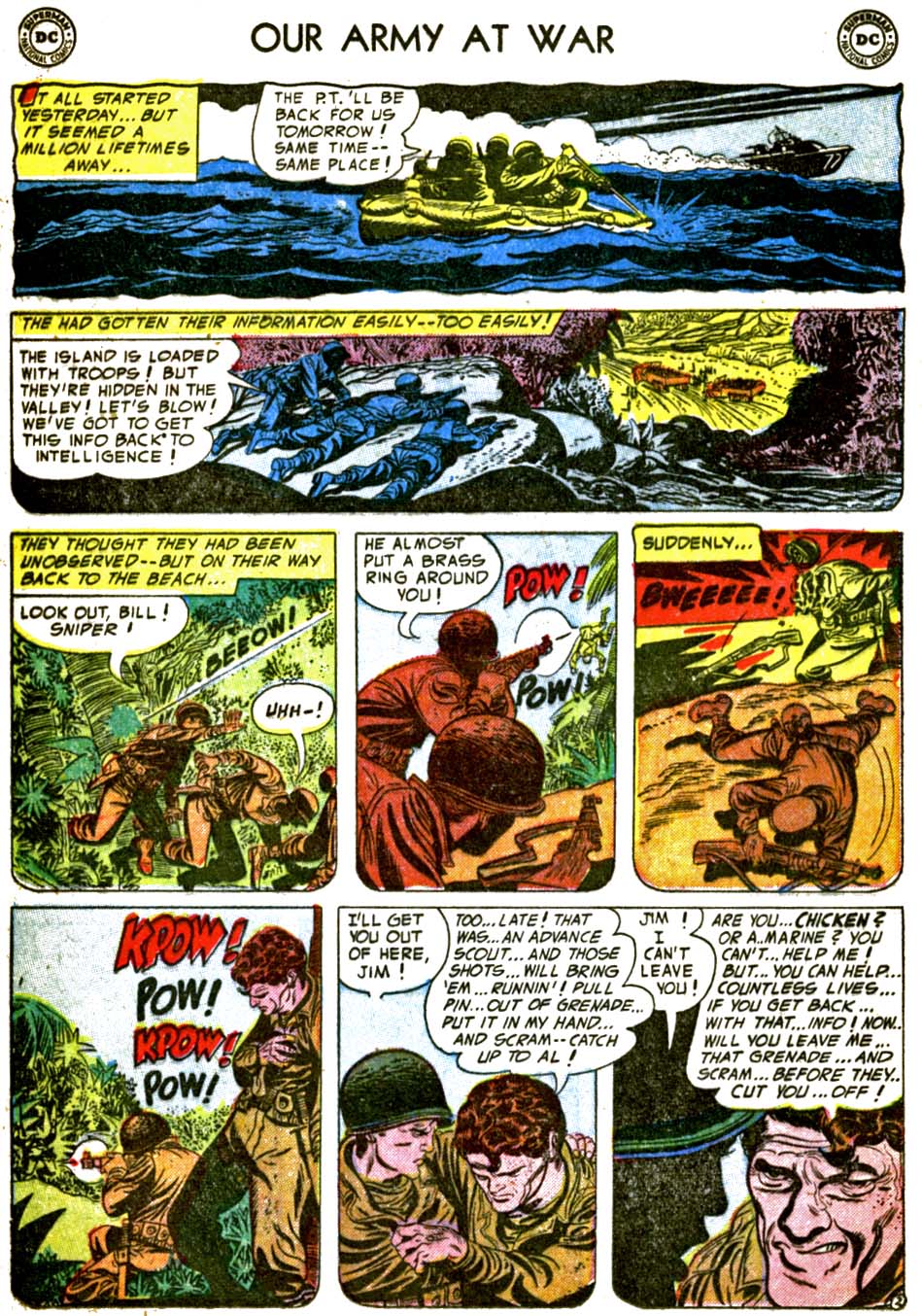 Read online Our Army at War (1952) comic -  Issue #24 - 12