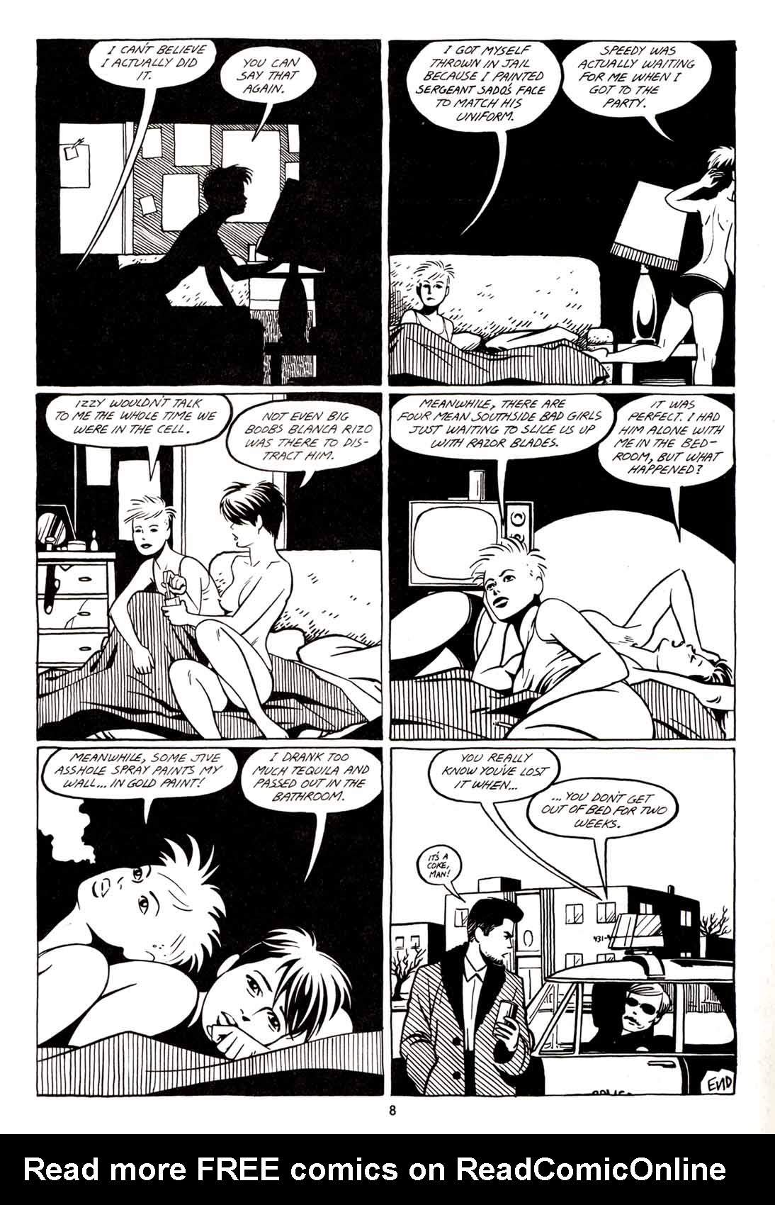 Read online Love and Rockets (1982) comic -  Issue #5 - 10