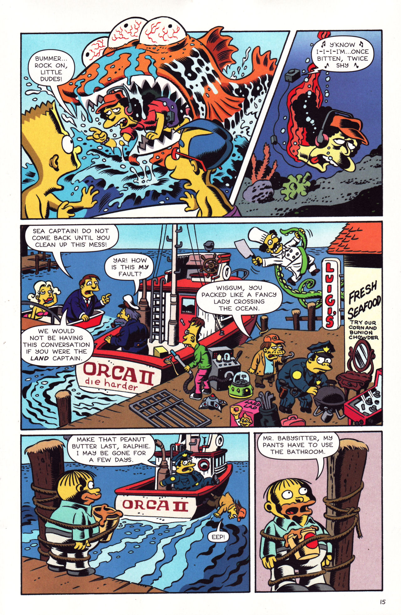 Read online Treehouse of Horror comic -  Issue #13 - 17