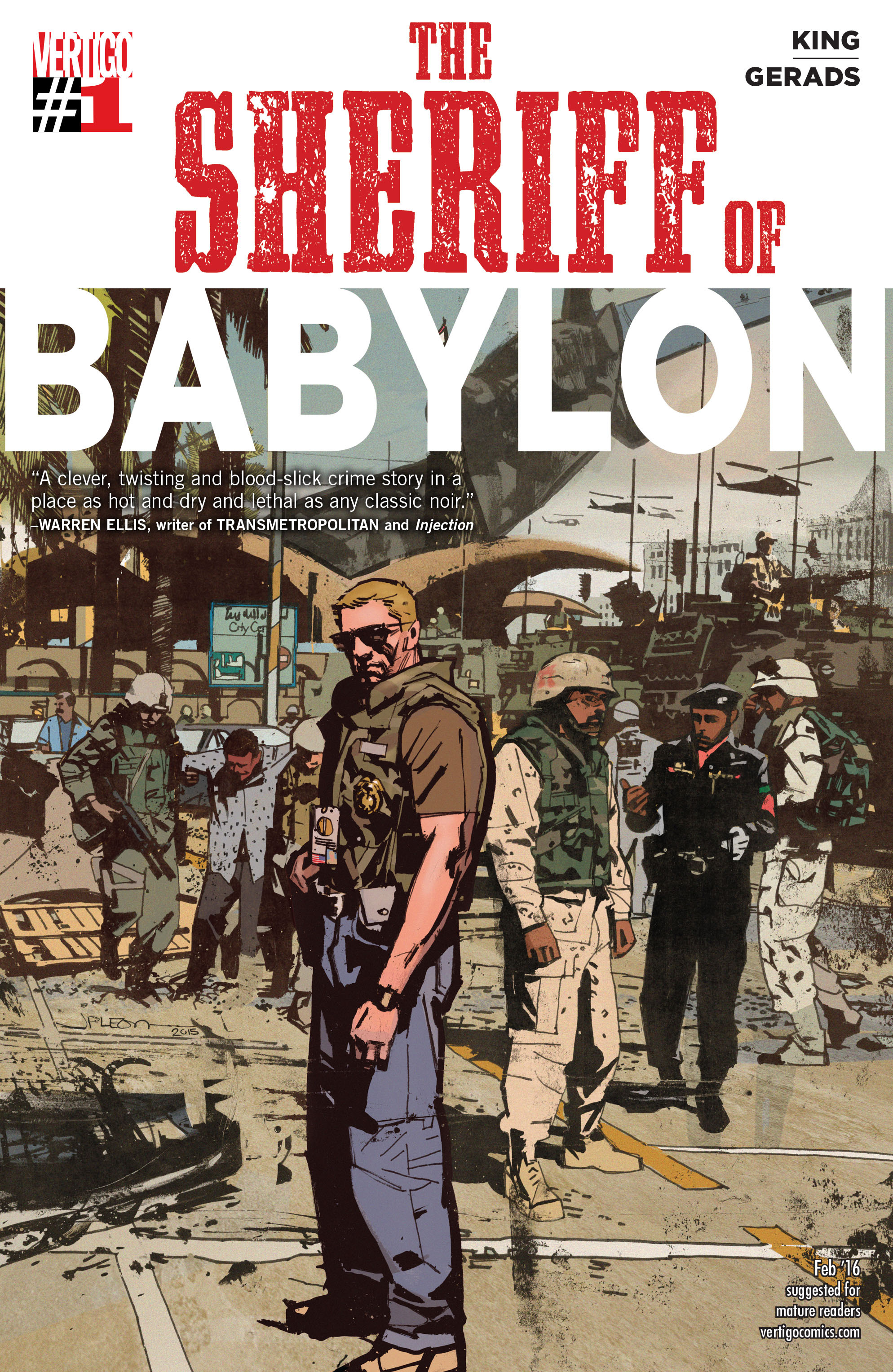 Read online The Sheriff of Babylon comic -  Issue #1 - 1