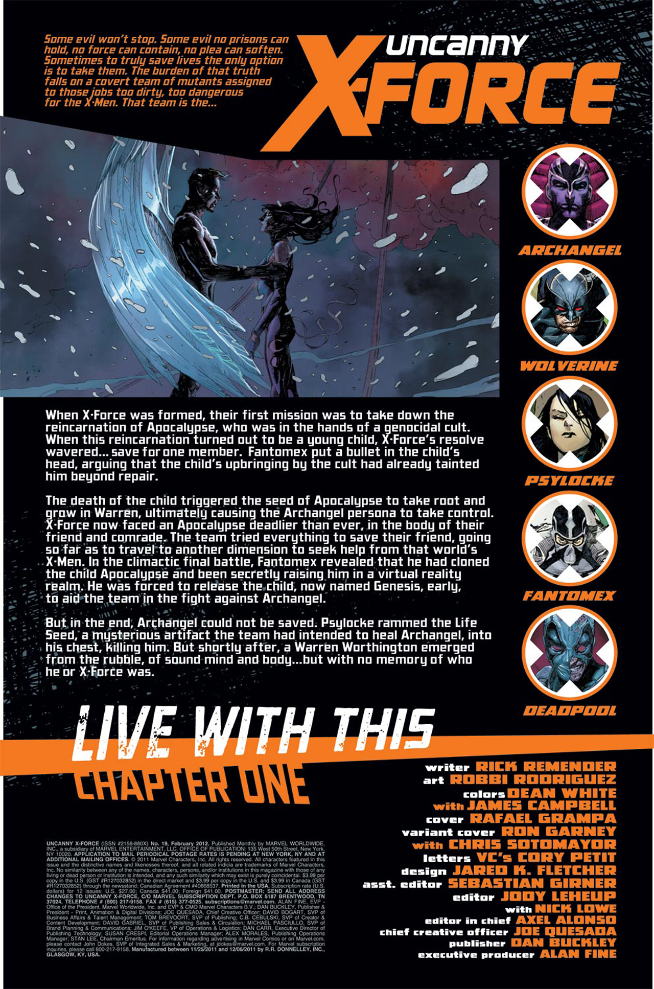 Read online Uncanny X-Force (2010) comic -  Issue #19 - 2