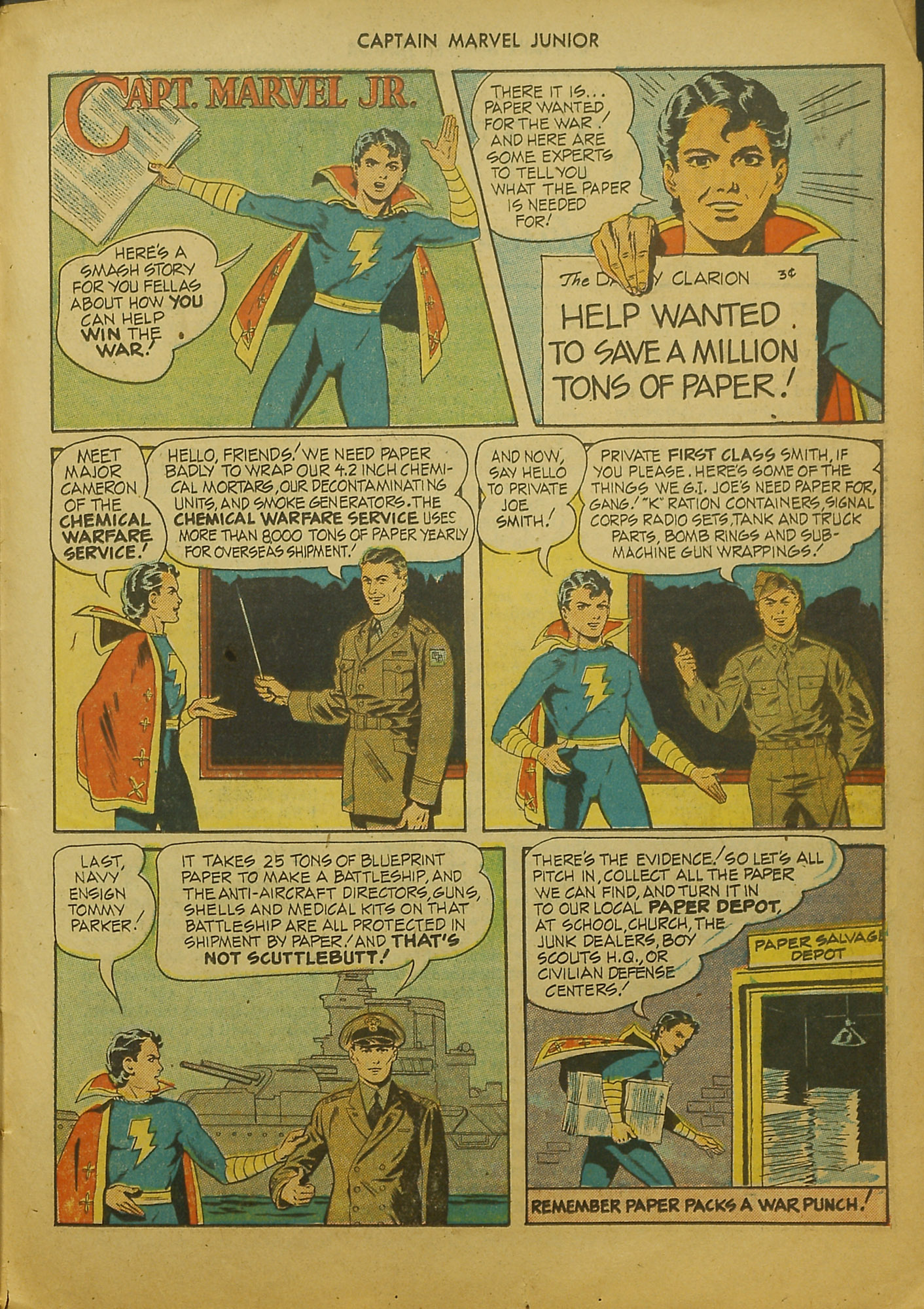 Read online Captain Marvel, Jr. comic -  Issue #19 - 35