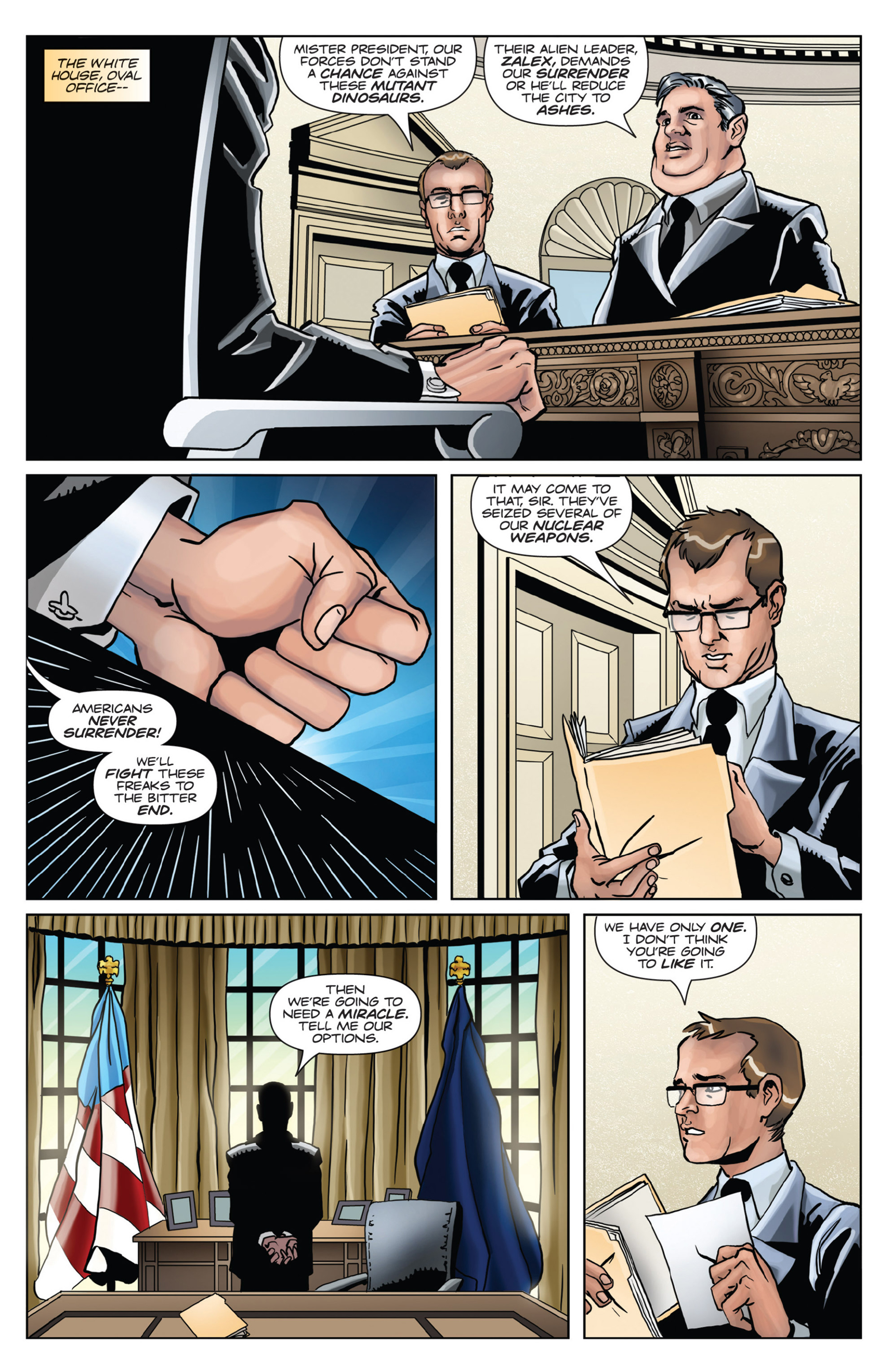 Read online Jurassic StrikeForce 5 comic -  Issue #5 - 5