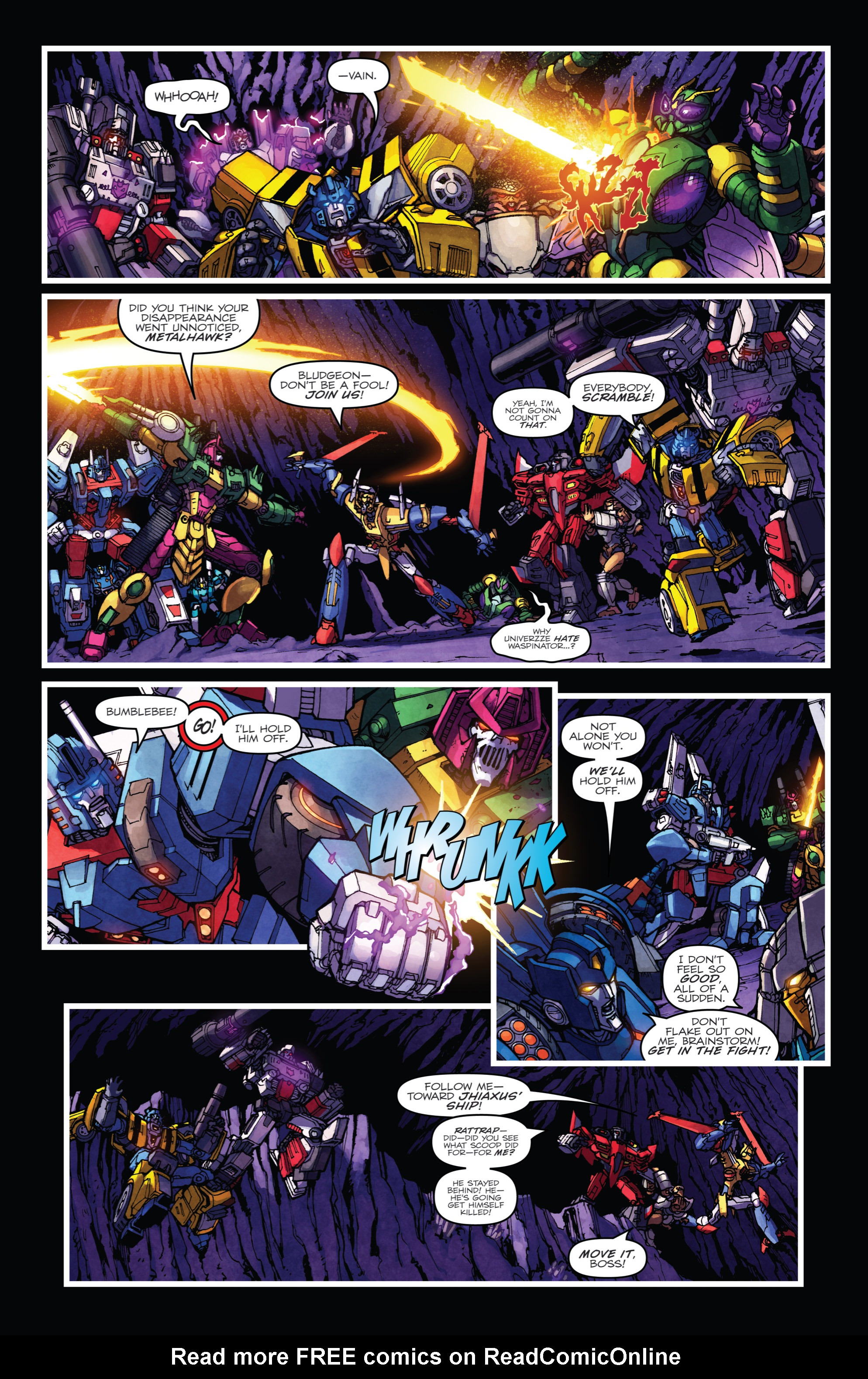 Read online Transformers: Robots In Disguise (2012) comic -  Issue #27 - 16