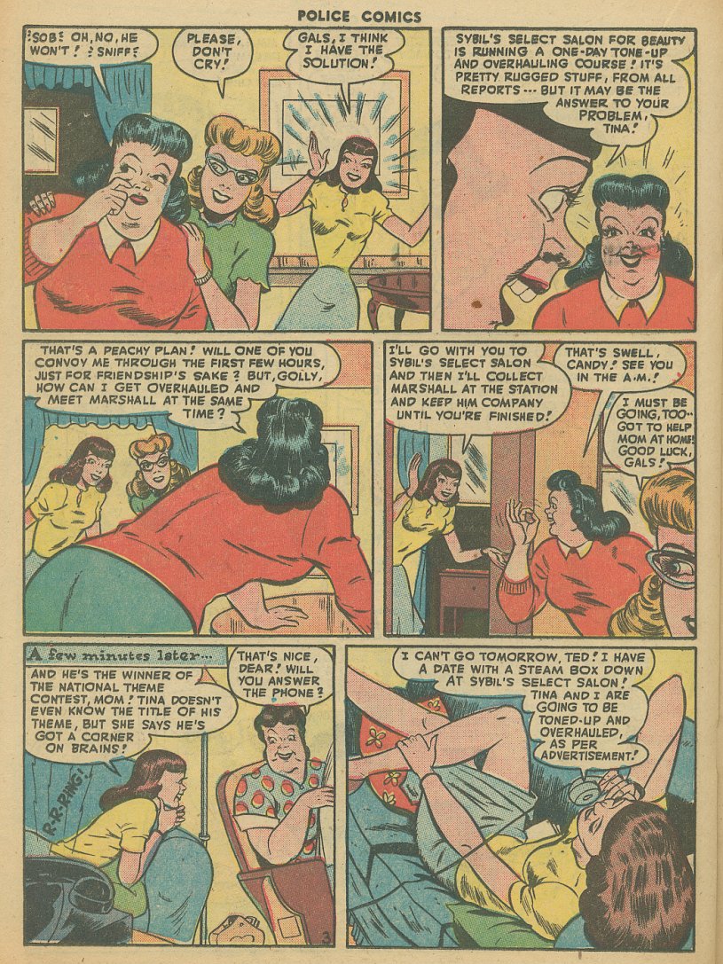 Read online Police Comics comic -  Issue #75 - 28