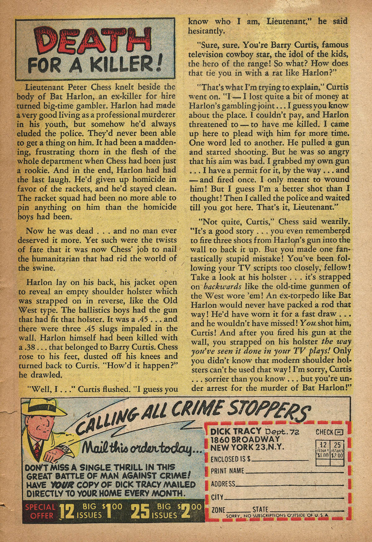 Read online Dick Tracy comic -  Issue #72 - 30