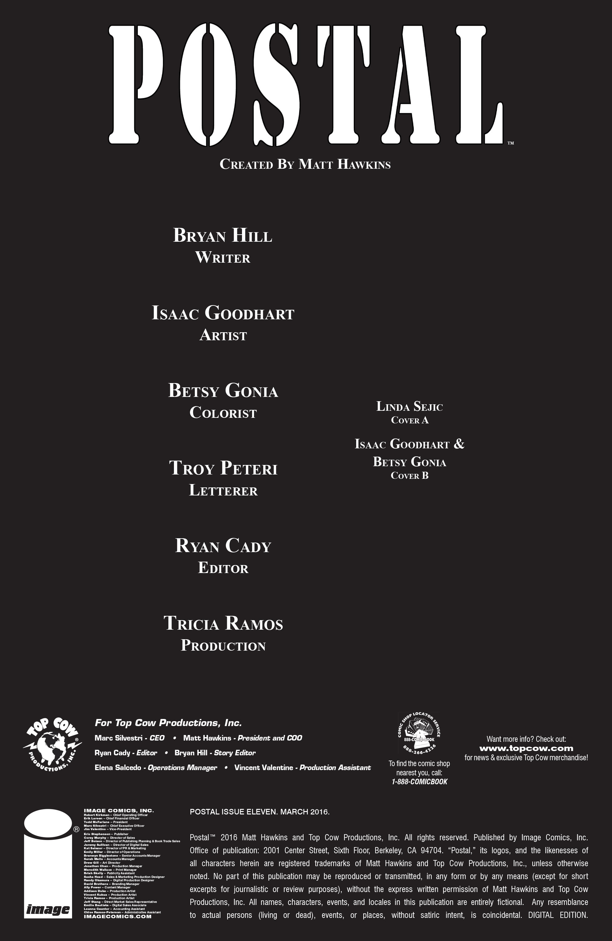 Read online Postal comic -  Issue #11 - 2