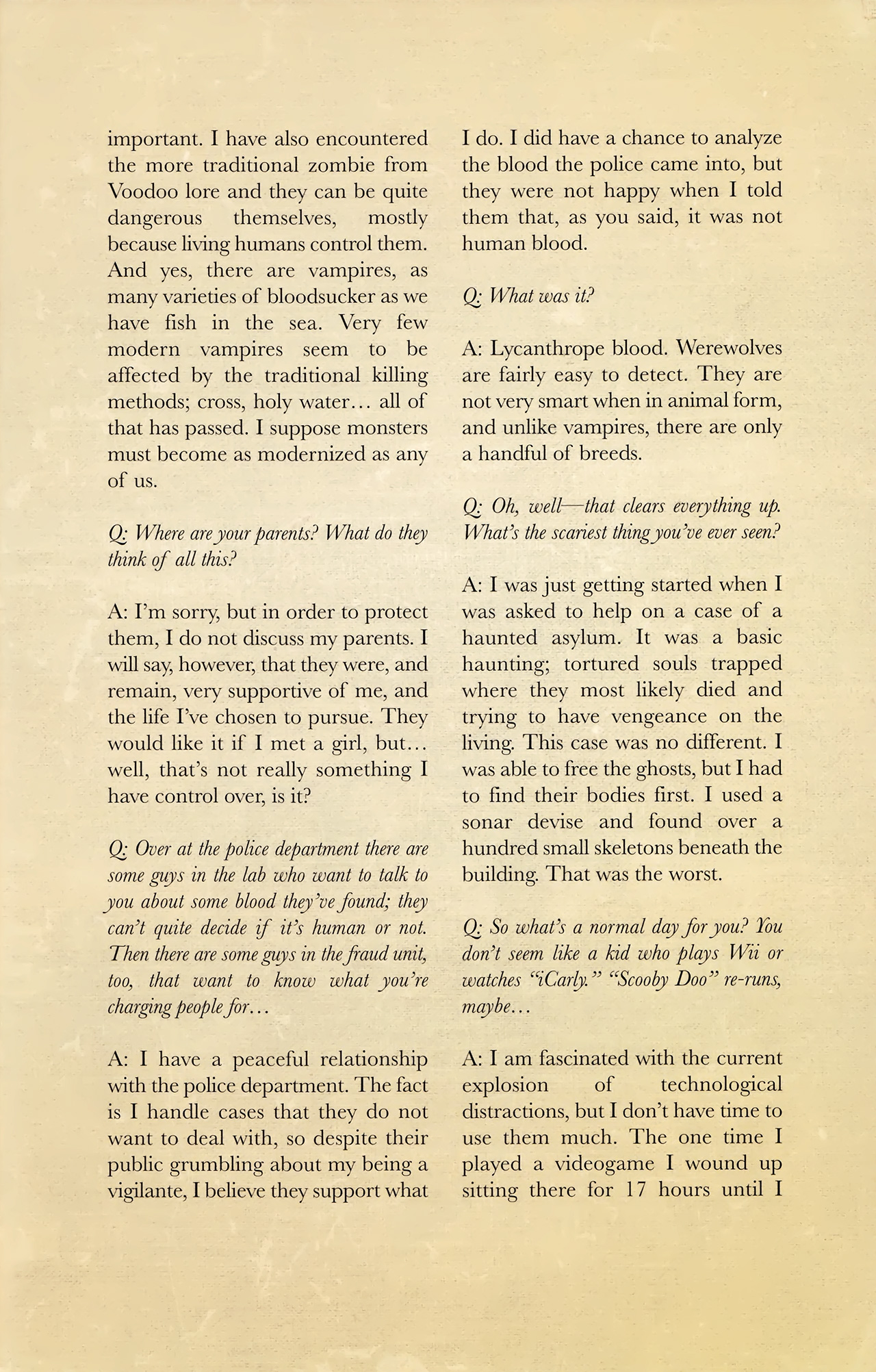 Read online Doc Macabre comic -  Issue #1 - 21