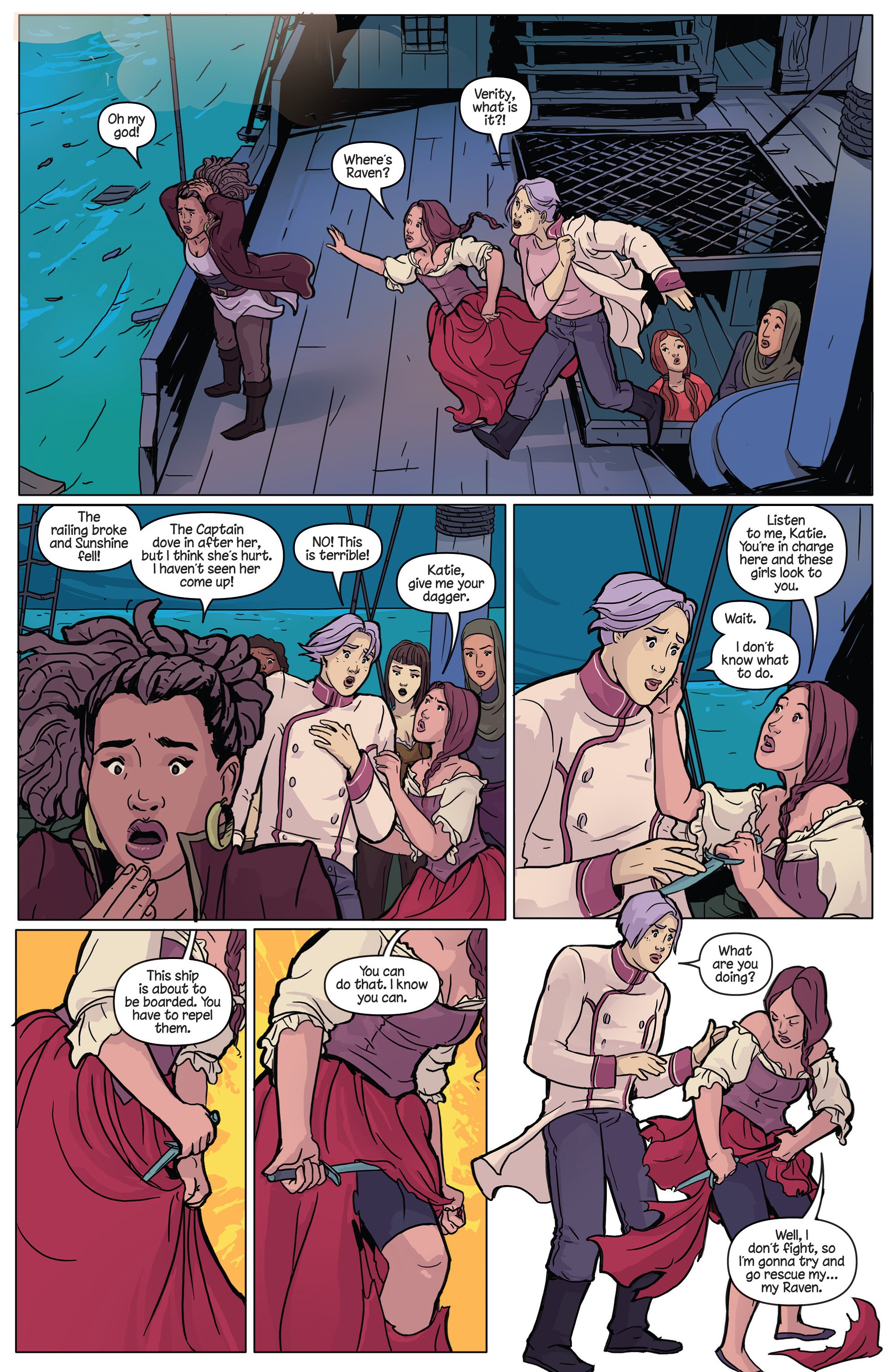 Read online Princeless Raven Year Two: Love and Revenge comic -  Issue # _TPB Two Ships In the Night - 29