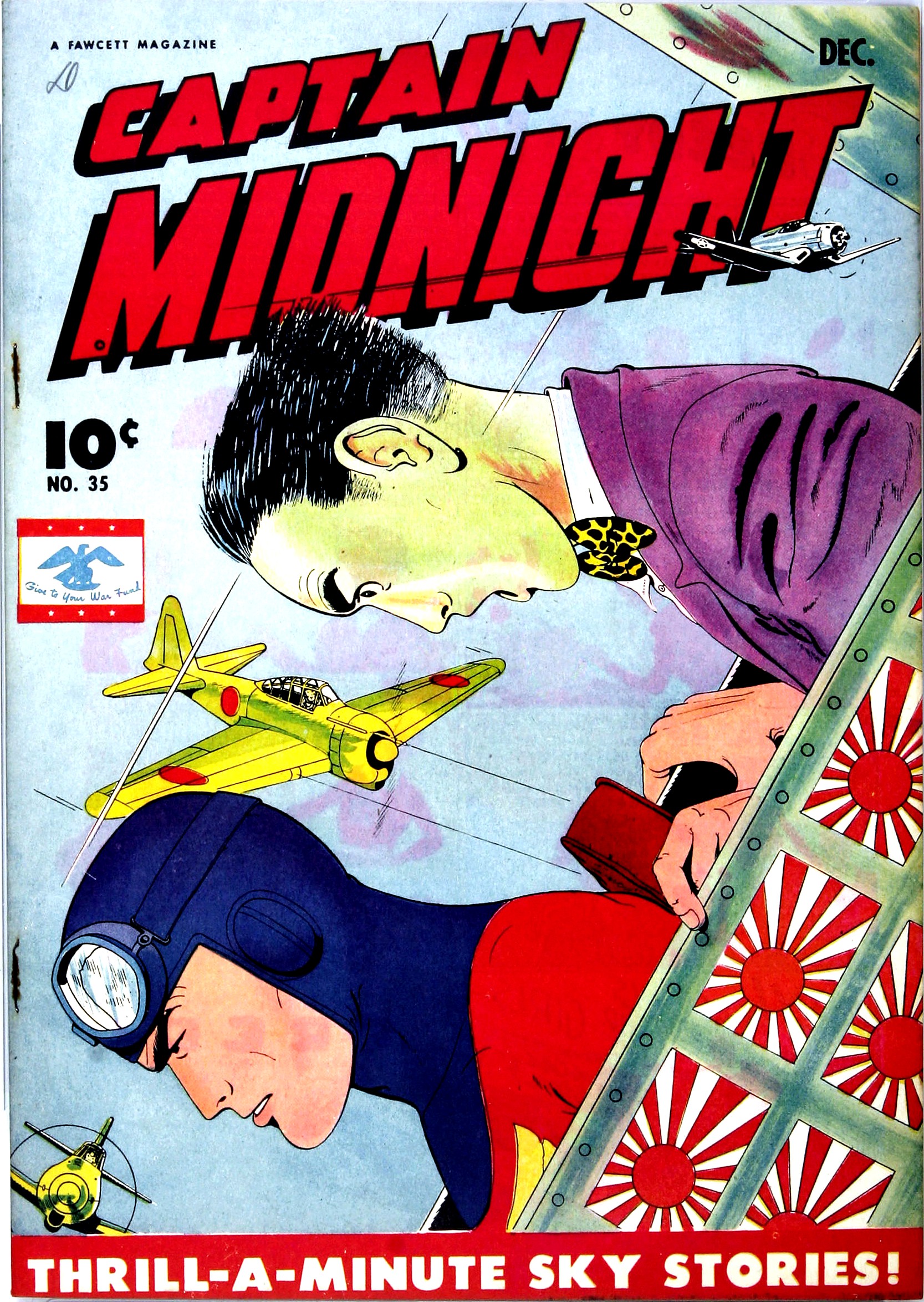 Read online Captain Midnight (1942) comic -  Issue #35 - 1