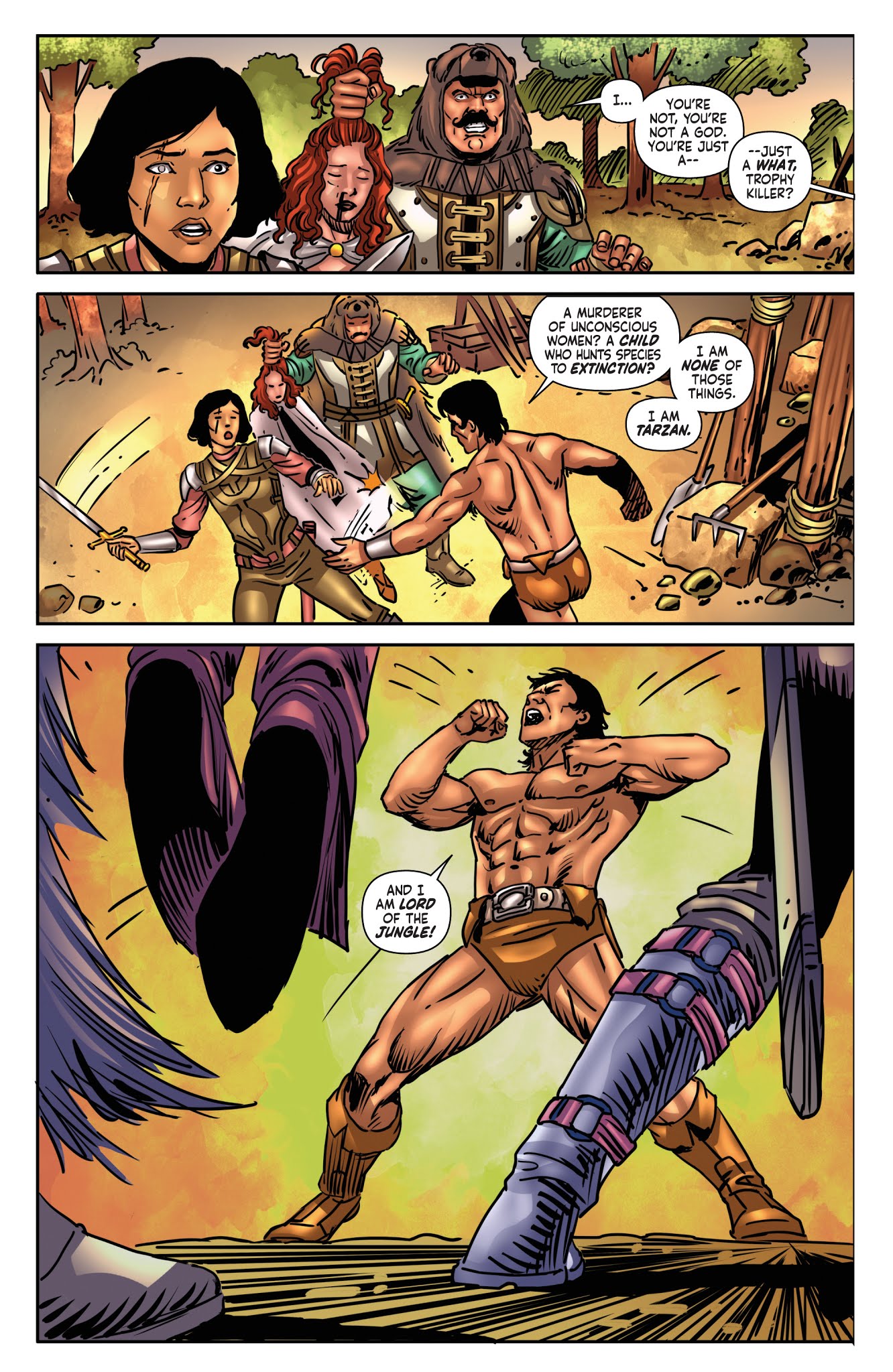 Read online Red Sonja/Tarzan comic -  Issue #5 - 16