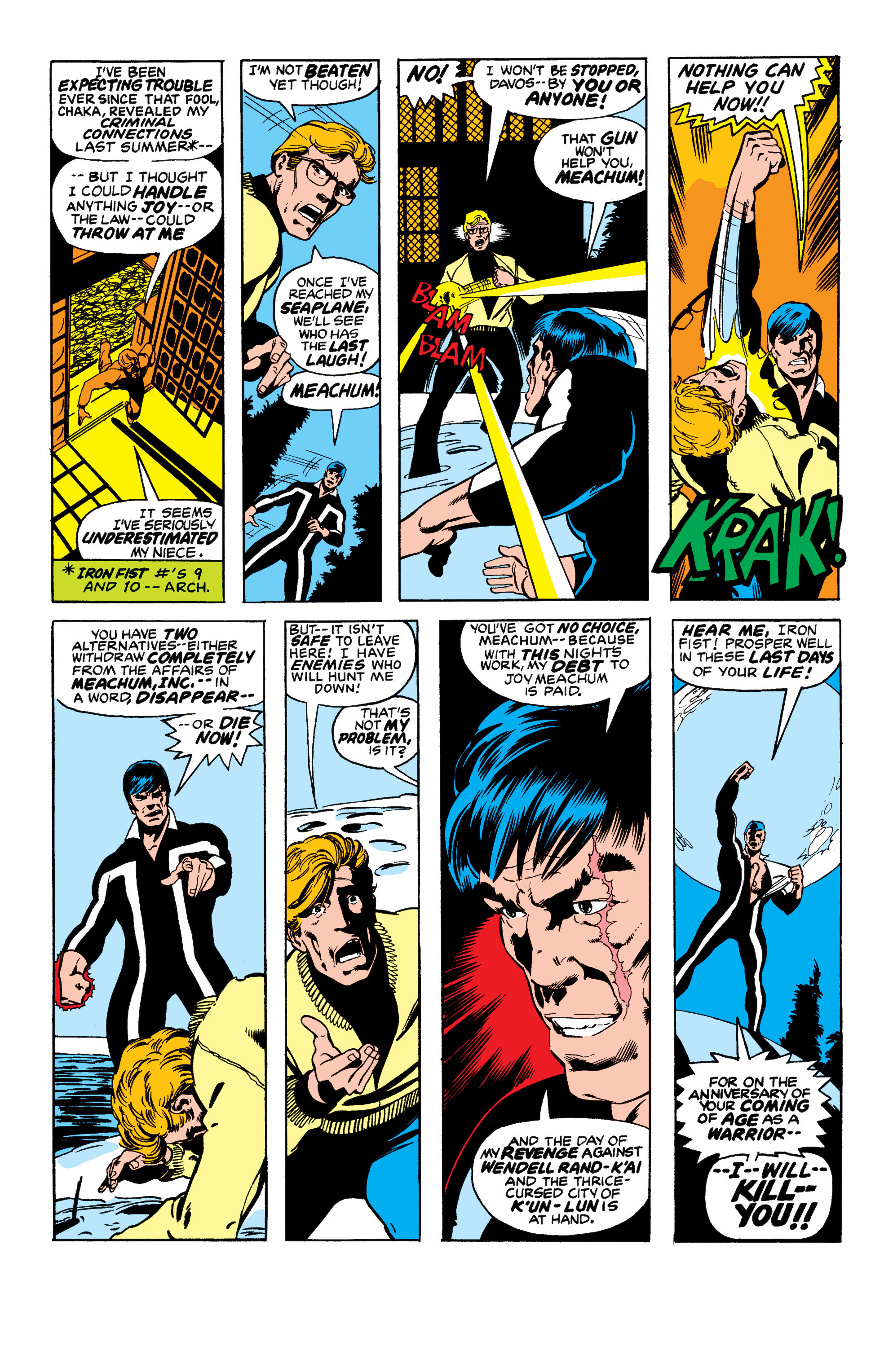 Read online Iron Fist (1975) comic -  Issue #13 - 9