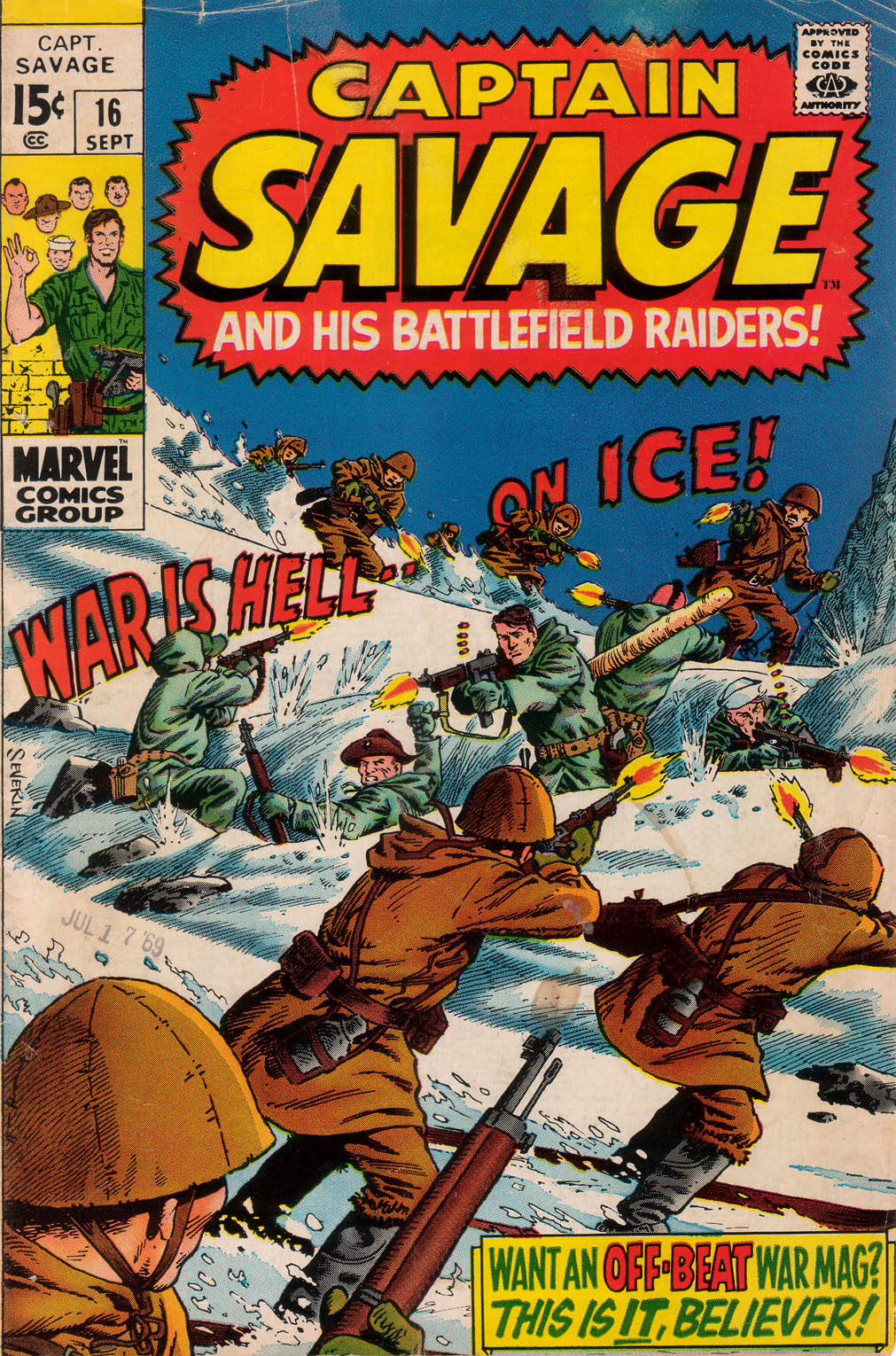 Read online Captain Savage and his Leatherneck Raiders comic -  Issue #16 - 1