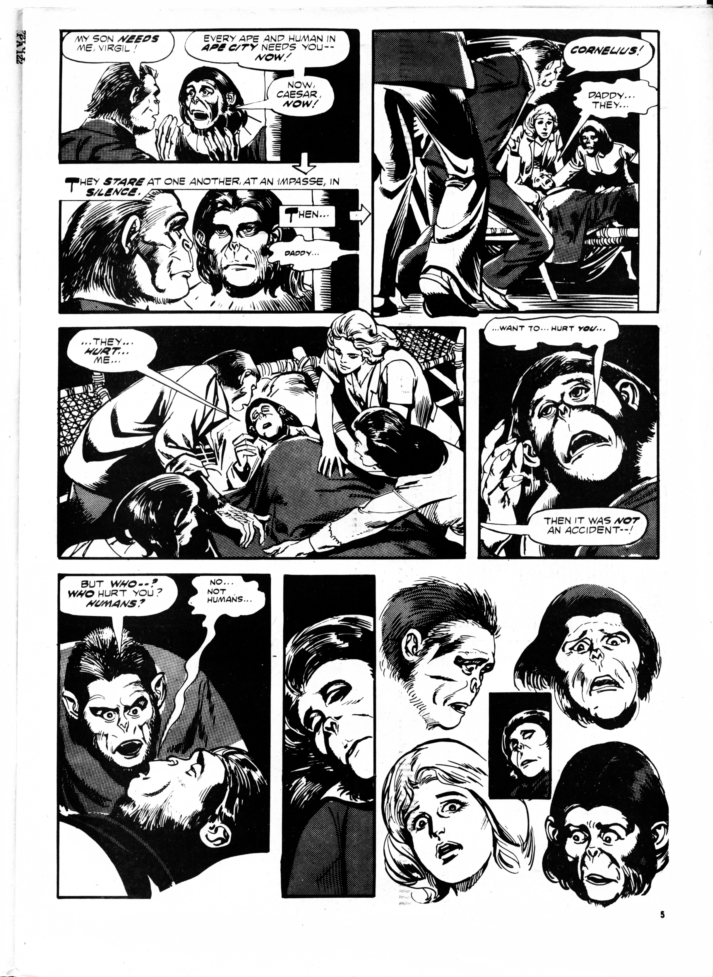 Read online Planet of the Apes (1974) comic -  Issue #122 - 5