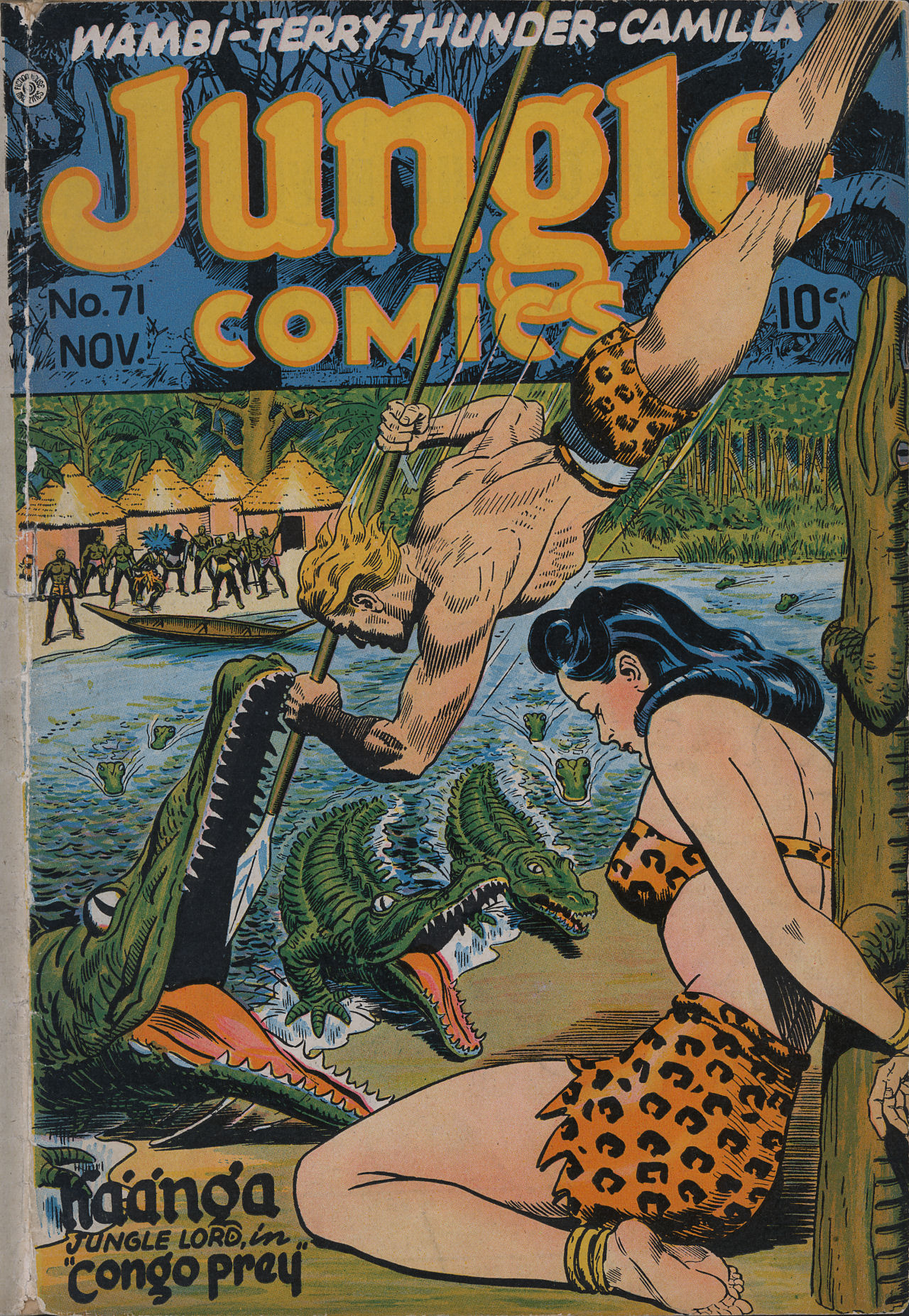 Read online Jungle Comics comic -  Issue #71 - 1