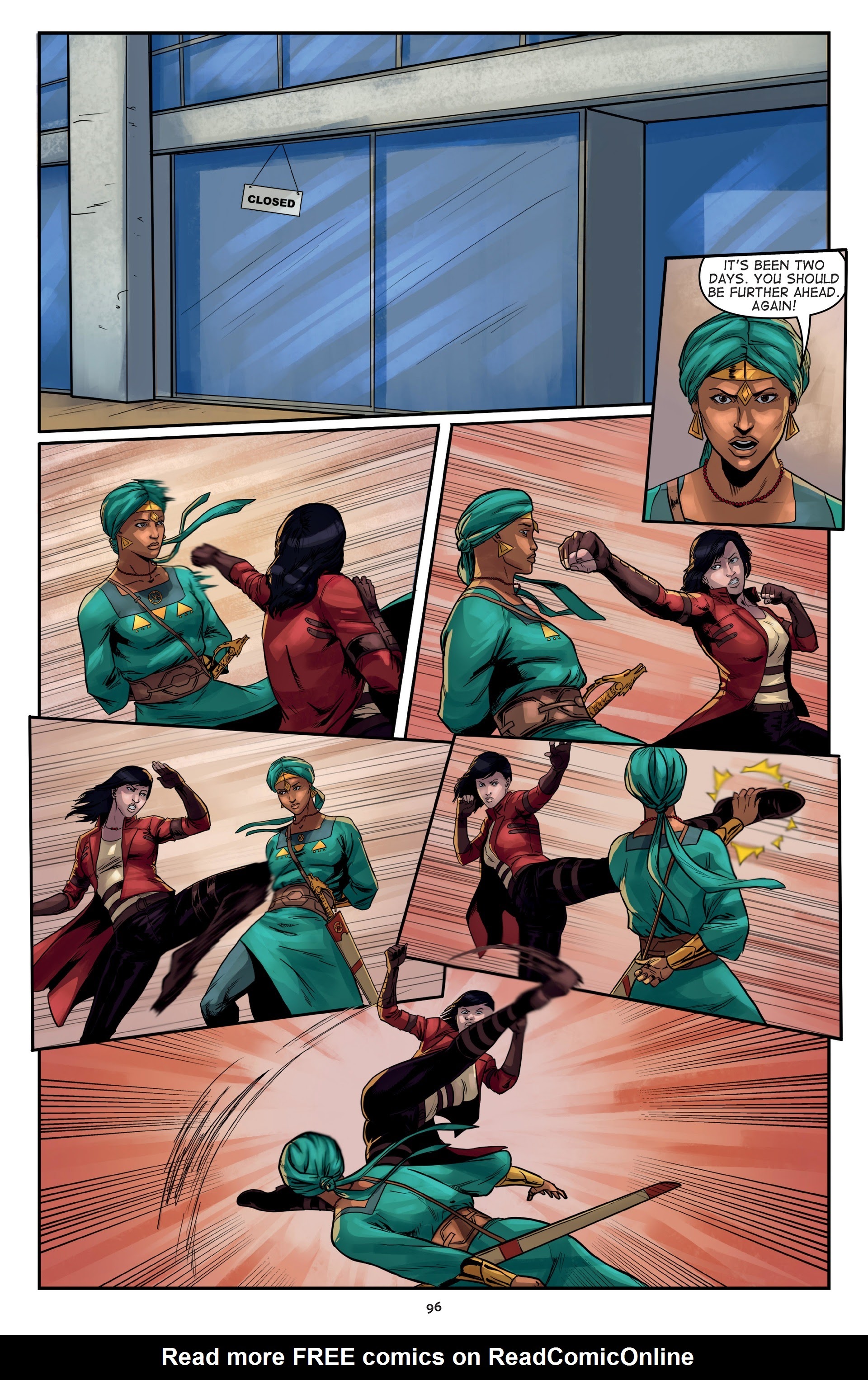 Read online Malika: Warrior Queen comic -  Issue # TPB 2 (Part 1) - 98