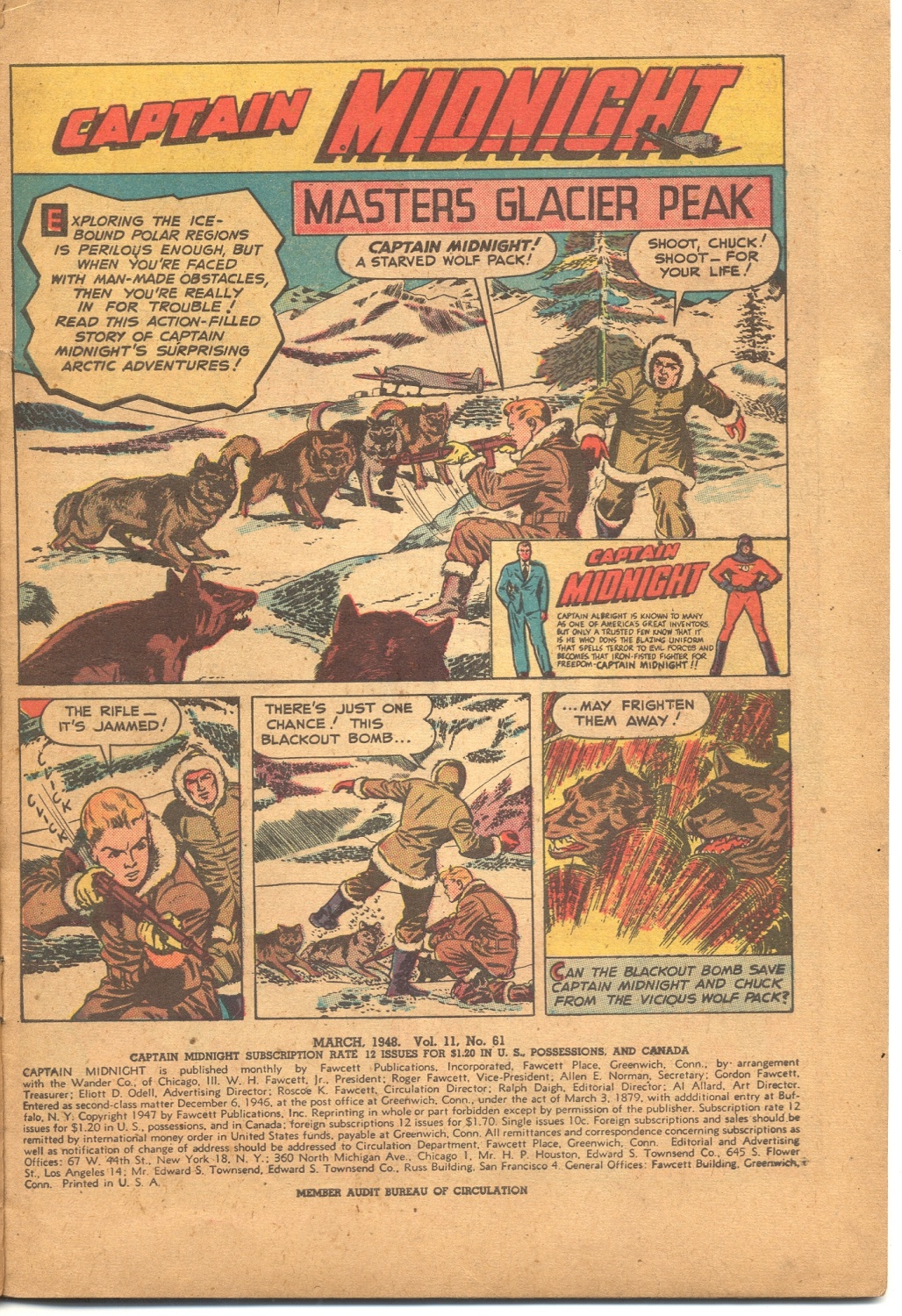 Read online Captain Midnight (1942) comic -  Issue #61 - 3