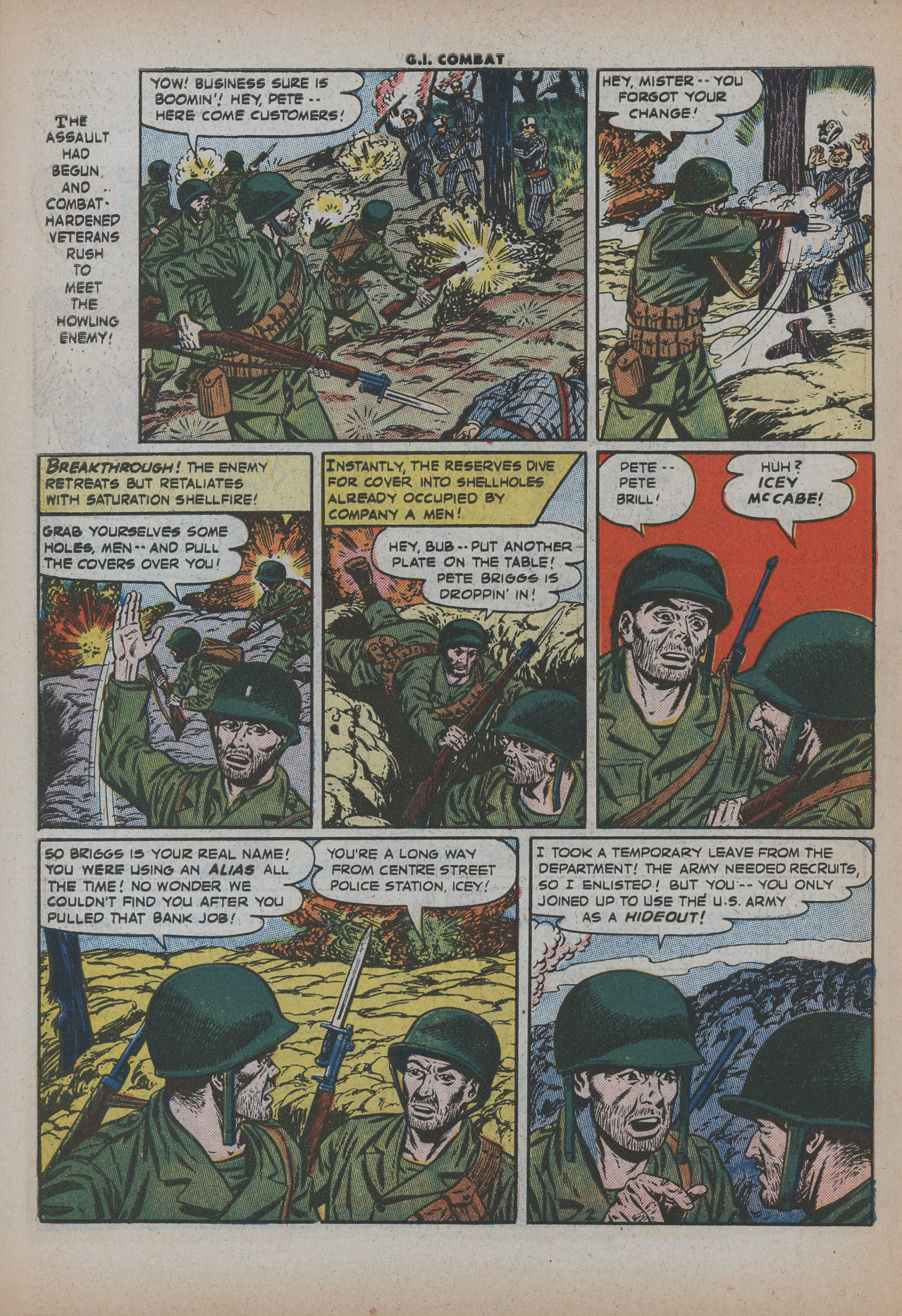 Read online G.I. Combat (1952) comic -  Issue #12 - 28