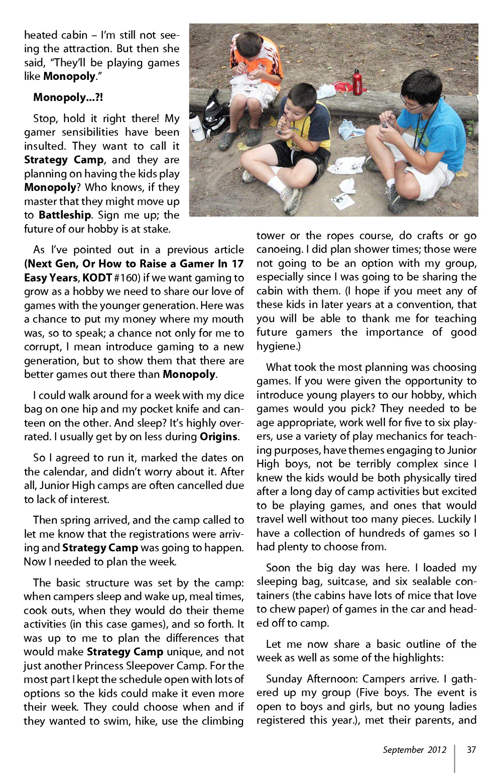 Read online Knights of the Dinner Table comic -  Issue #191 - 39