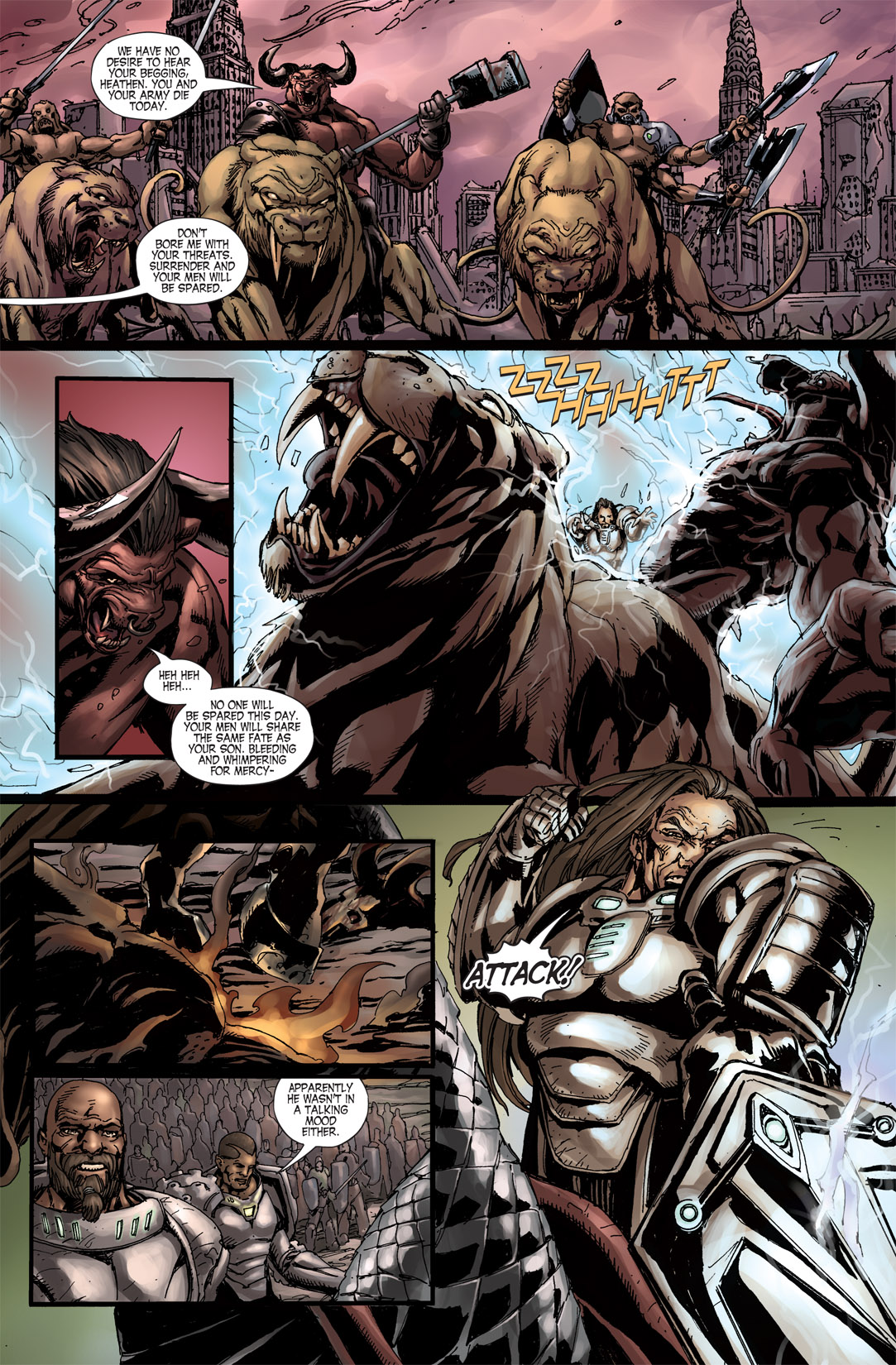 Read online Last Reign: Kings of War comic -  Issue #4 - 19