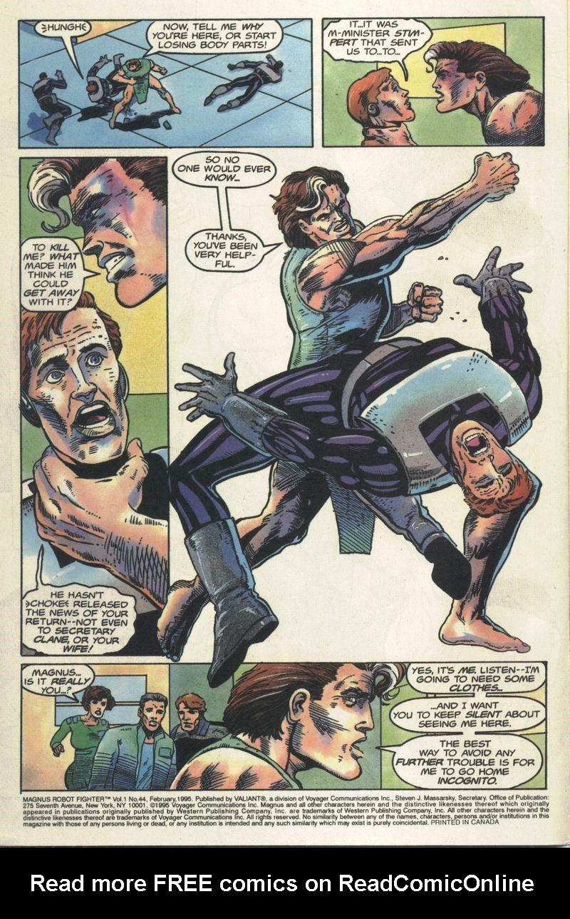 Read online Magnus Robot Fighter (1991) comic -  Issue #44 - 3