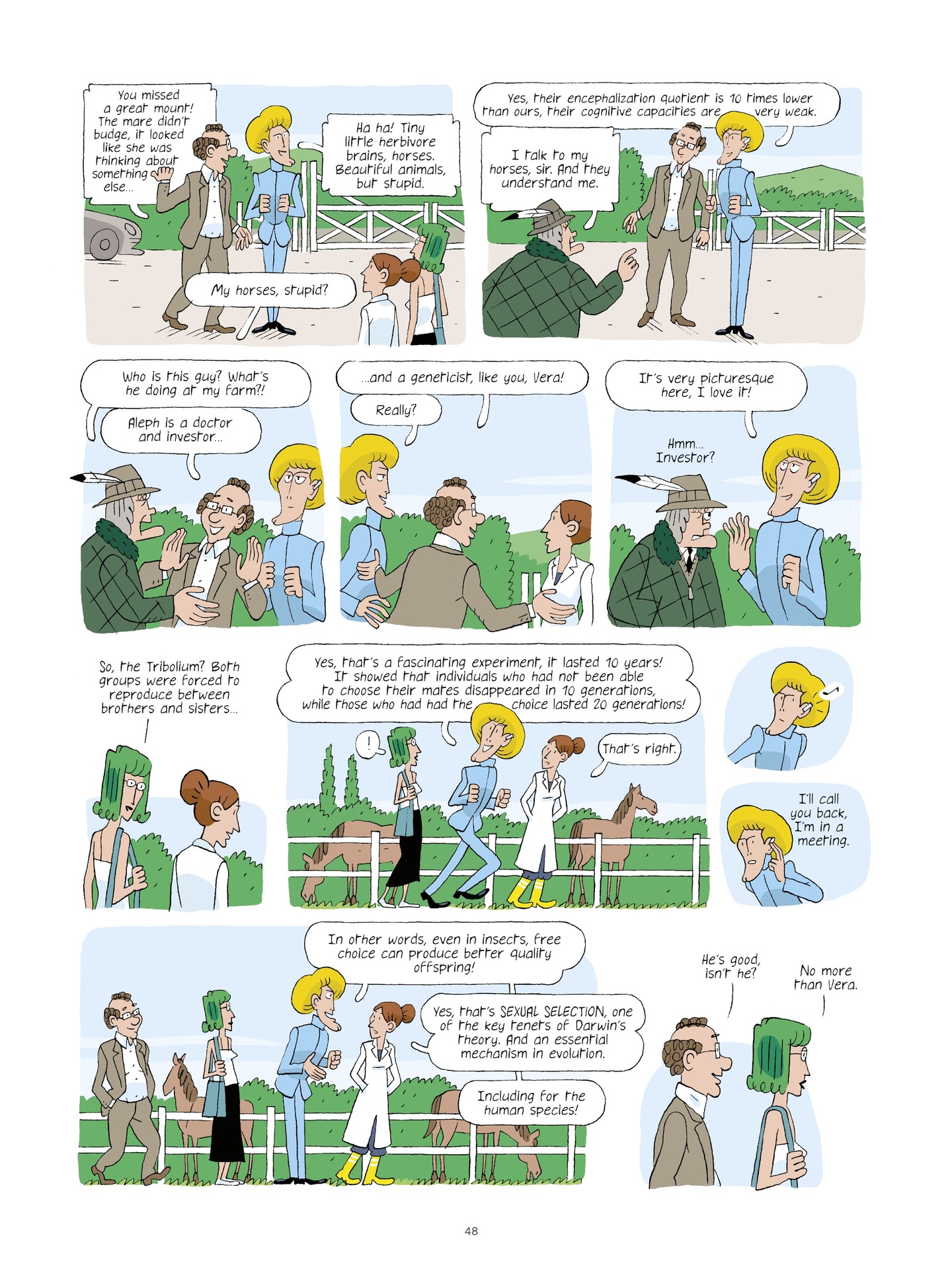 Read online Evolution, Darwin, God, and the Horse-People comic -  Issue # TPB - 47