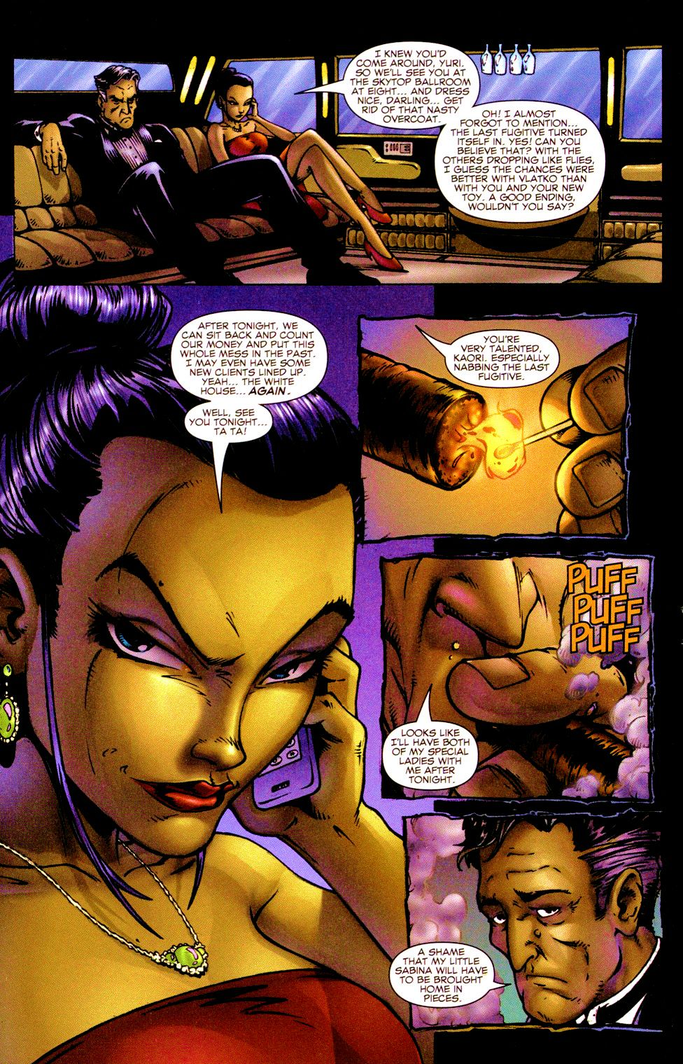 Read online Adrenalynn: Weapon of War comic -  Issue #4 - 8