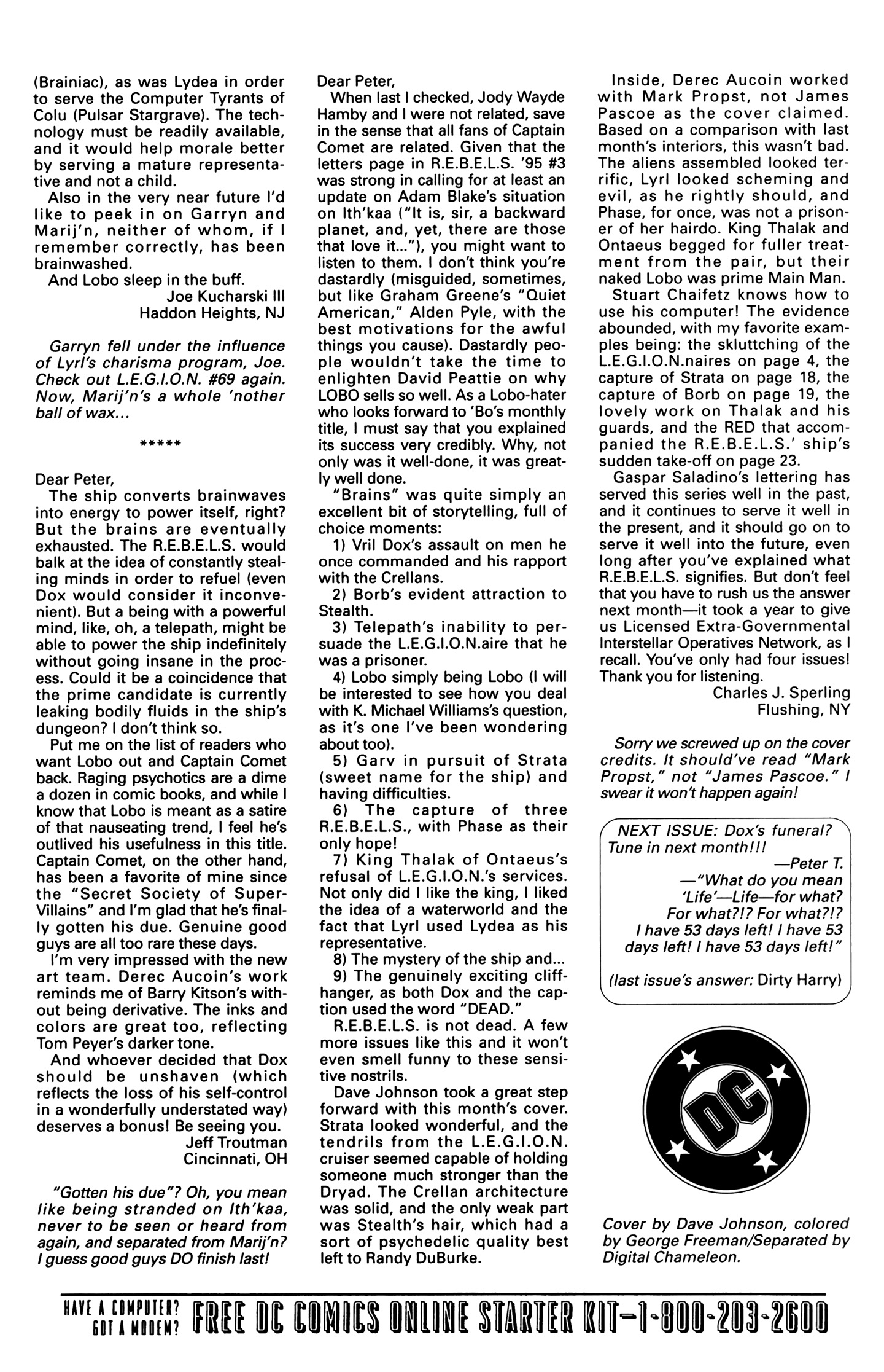 Read online R.E.B.E.L.S. '94 comic -  Issue #7 - 27