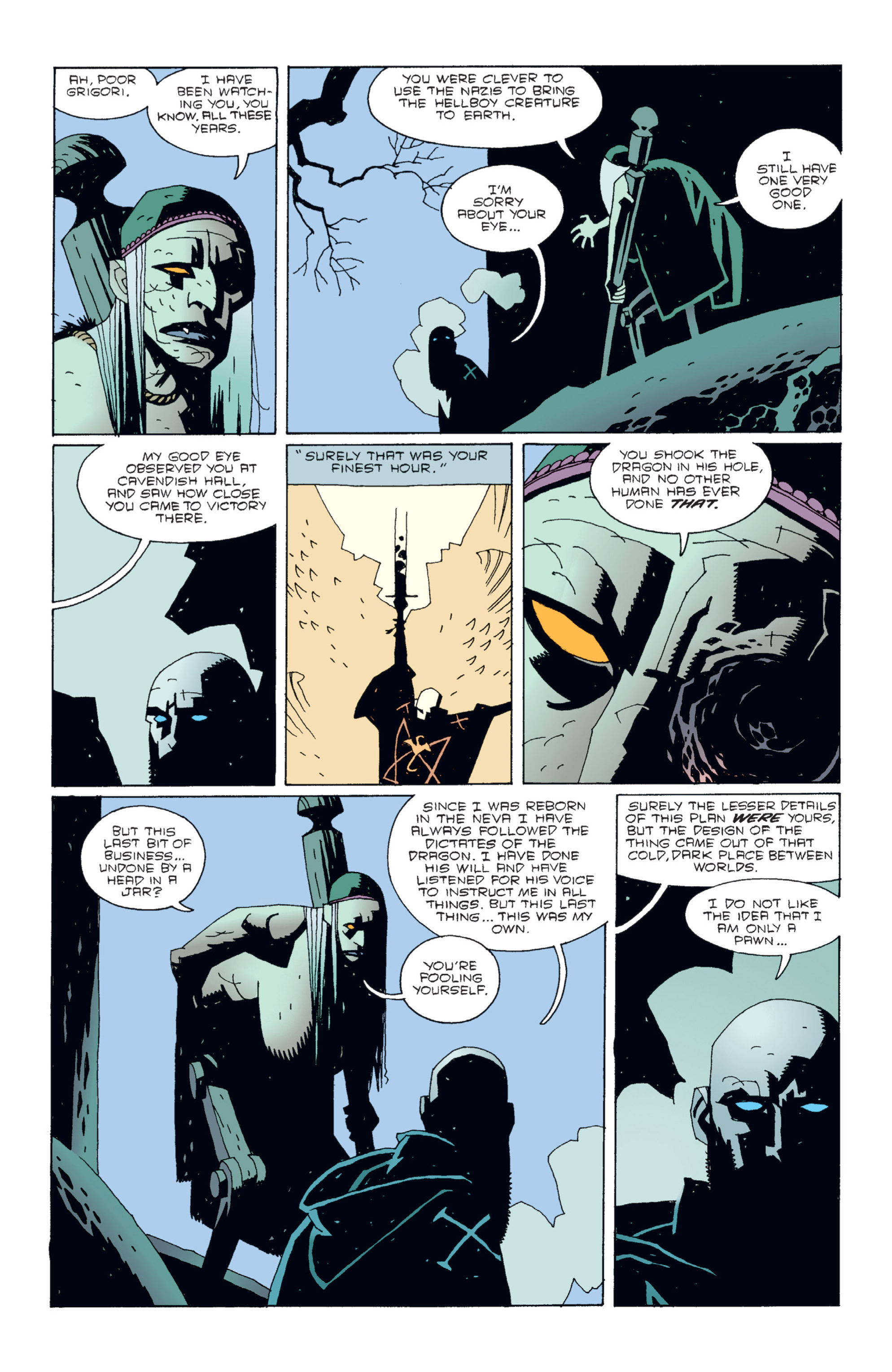 Read online Hellboy comic -  Issue #2 - 134