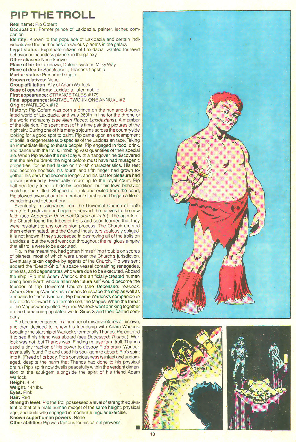 Read online The Official Handbook of the Marvel Universe Deluxe Edition comic -  Issue #19 - 12