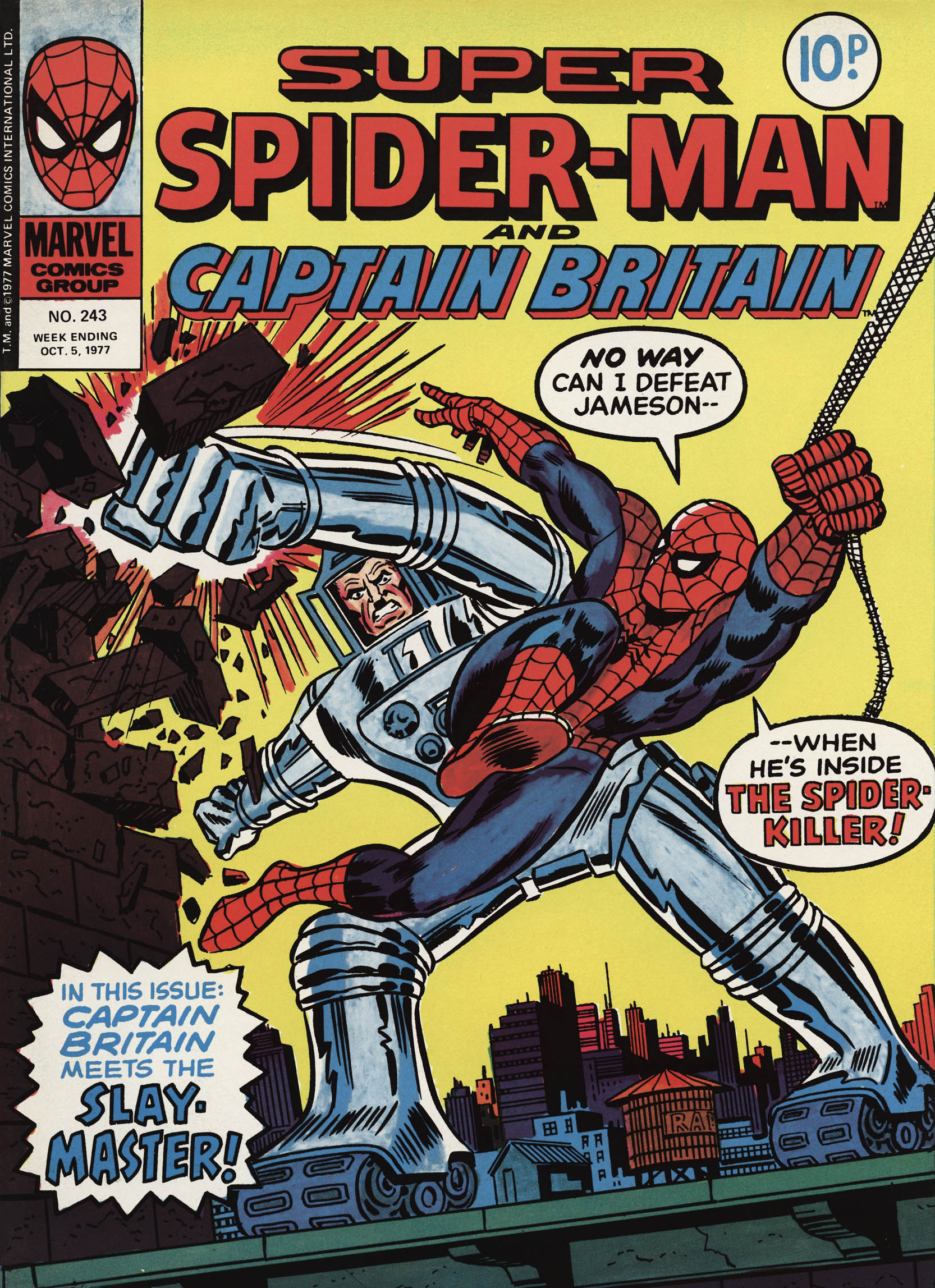 Read online Super Spider-Man and Captain Britain comic -  Issue #243 - 1