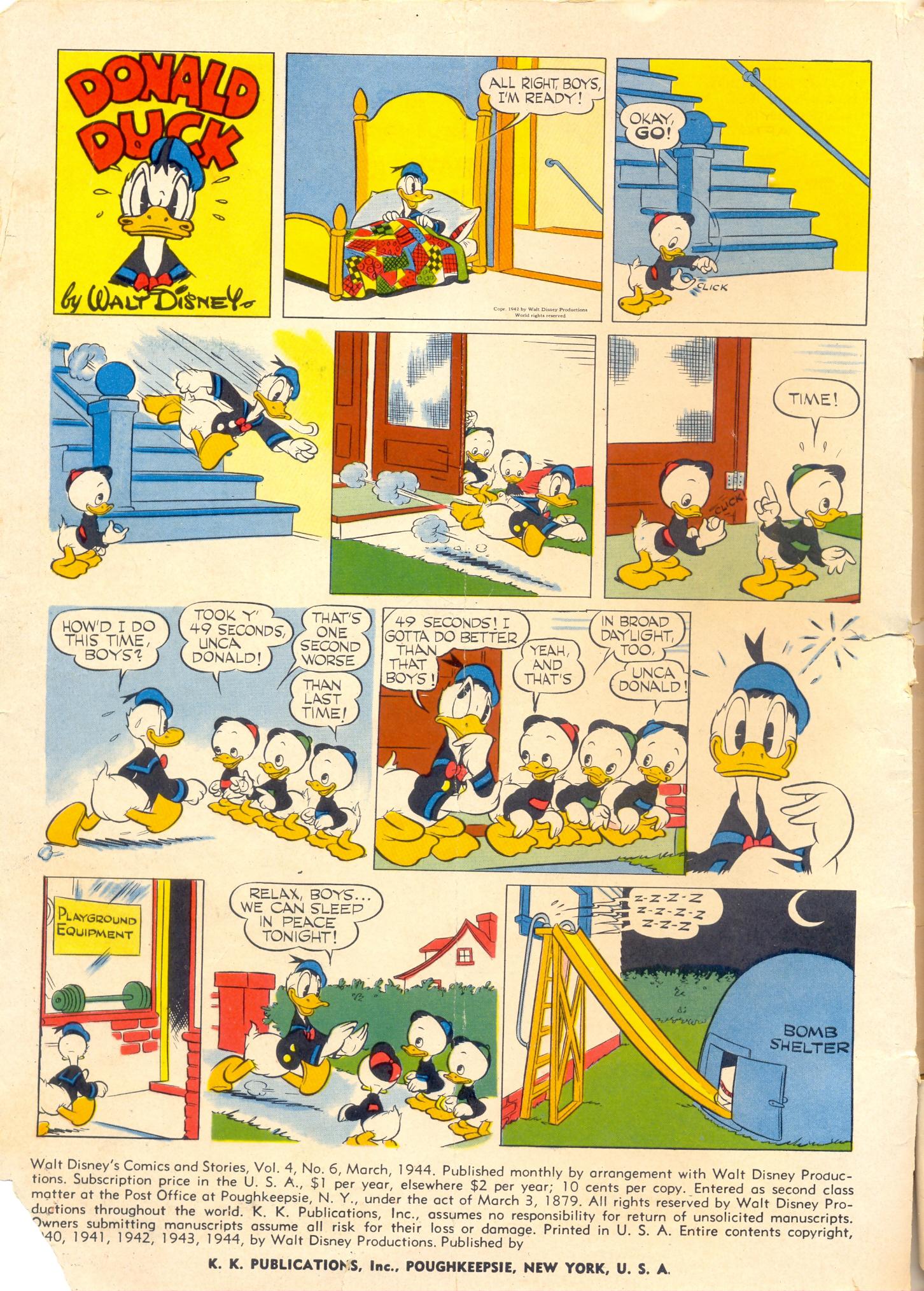 Read online Walt Disney's Comics and Stories comic -  Issue #42 - 2