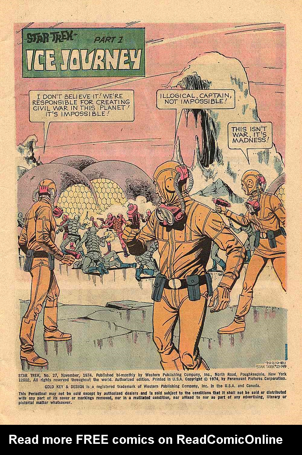 Read online Star Trek (1967) comic -  Issue #27 - 2