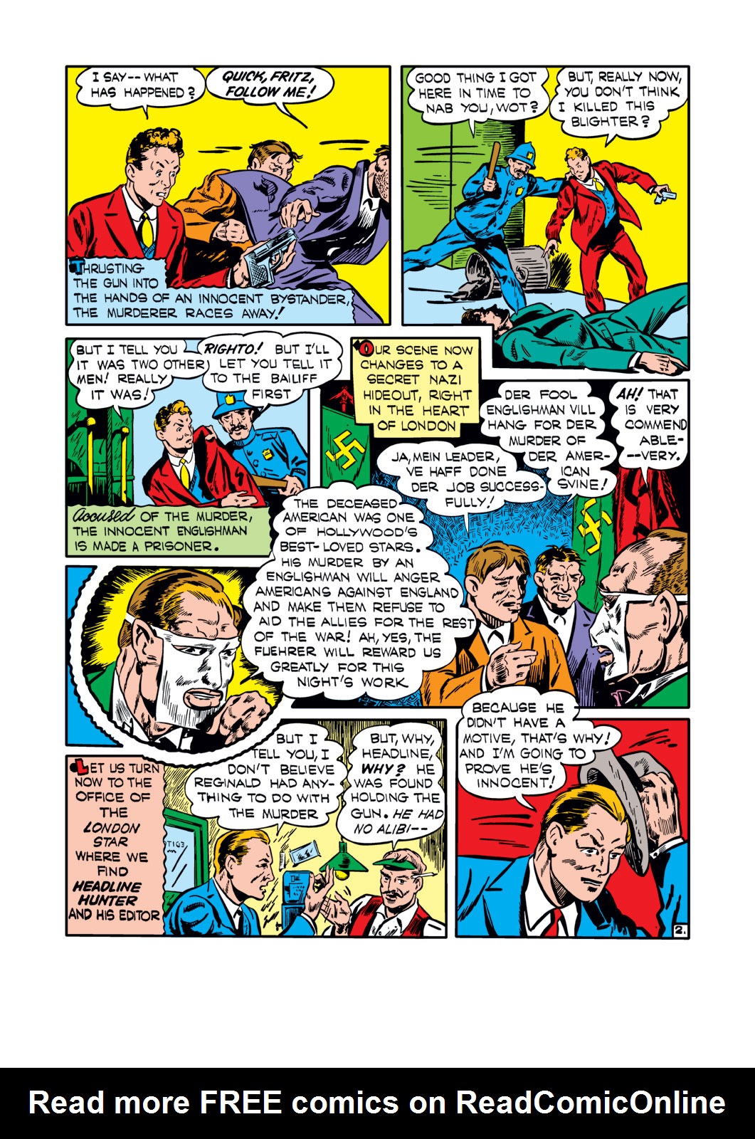 Read online Captain America Comics comic -  Issue #7 - 55