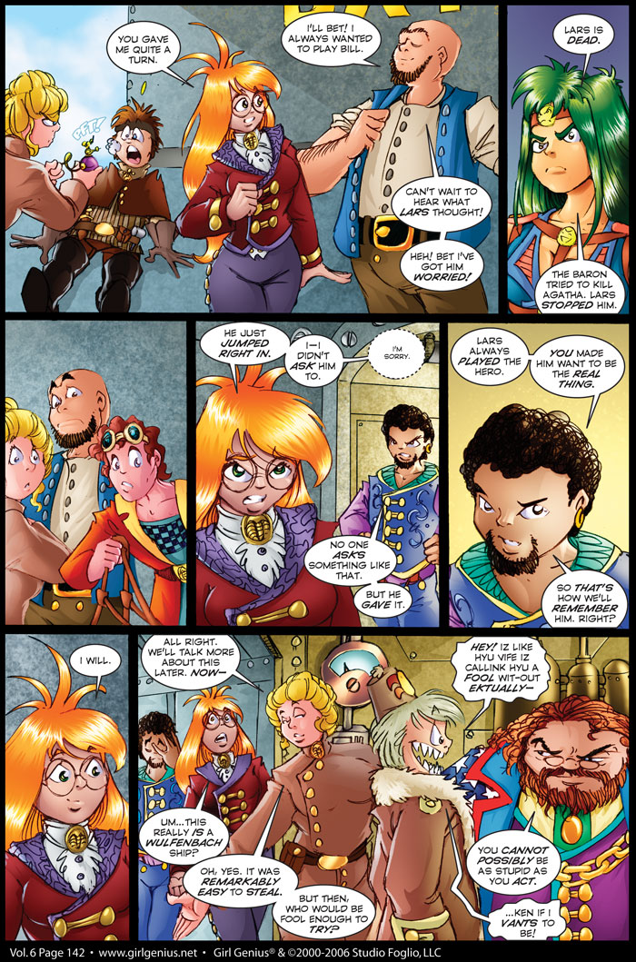 Read online Girl Genius (2002) comic -  Issue #6 - 143