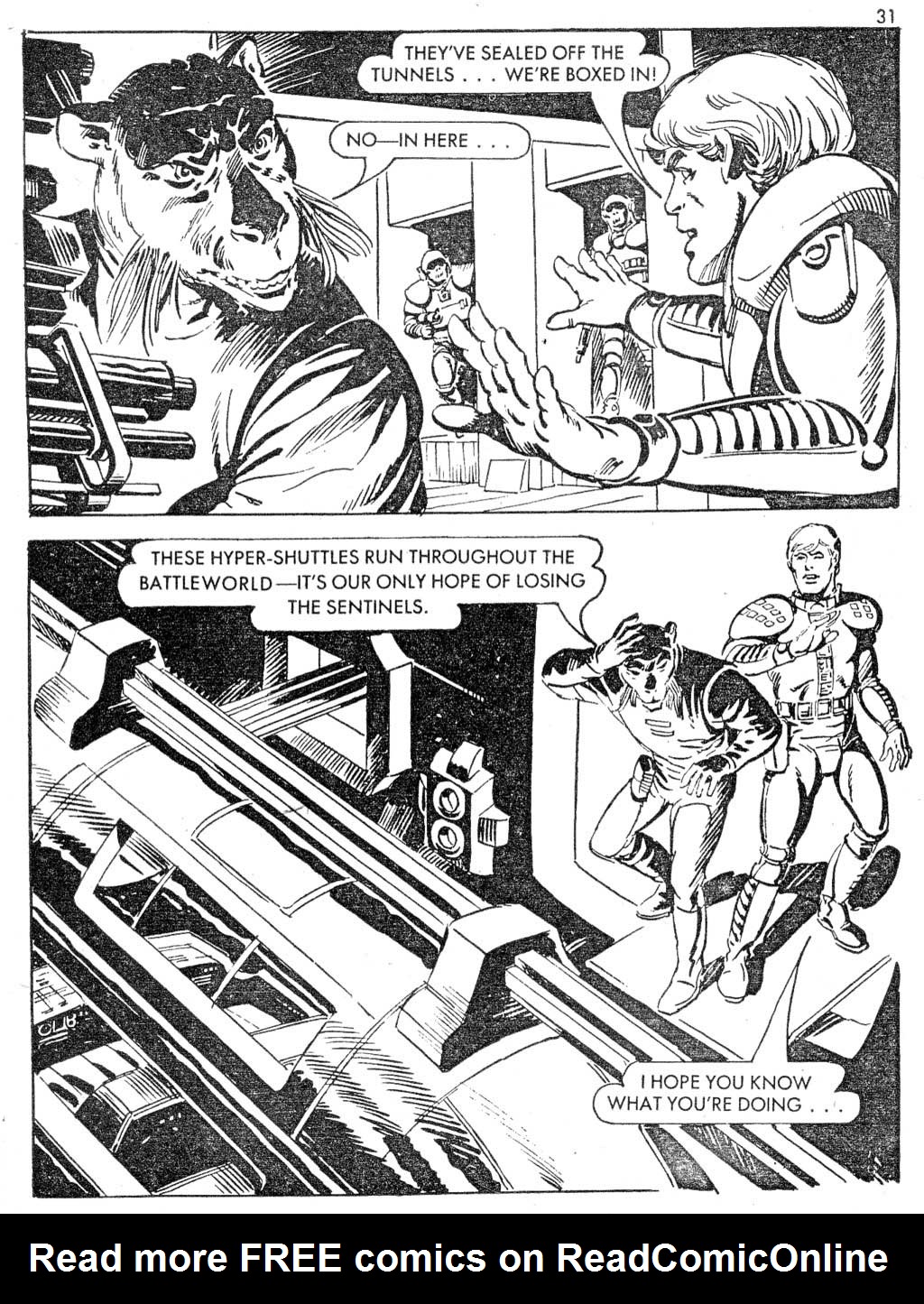 Read online Starblazer comic -  Issue #159 - 31