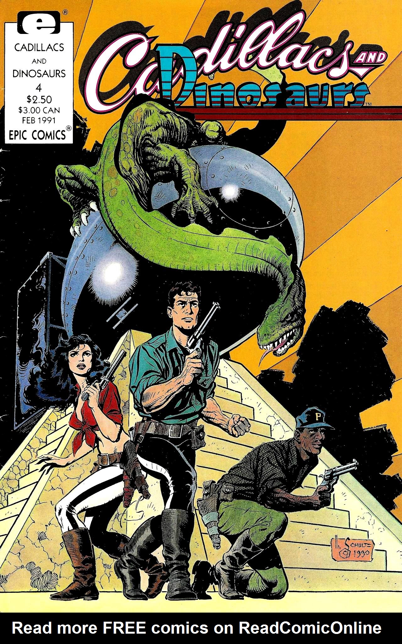 Read online Cadillacs & Dinosaurs comic -  Issue #4 - 1