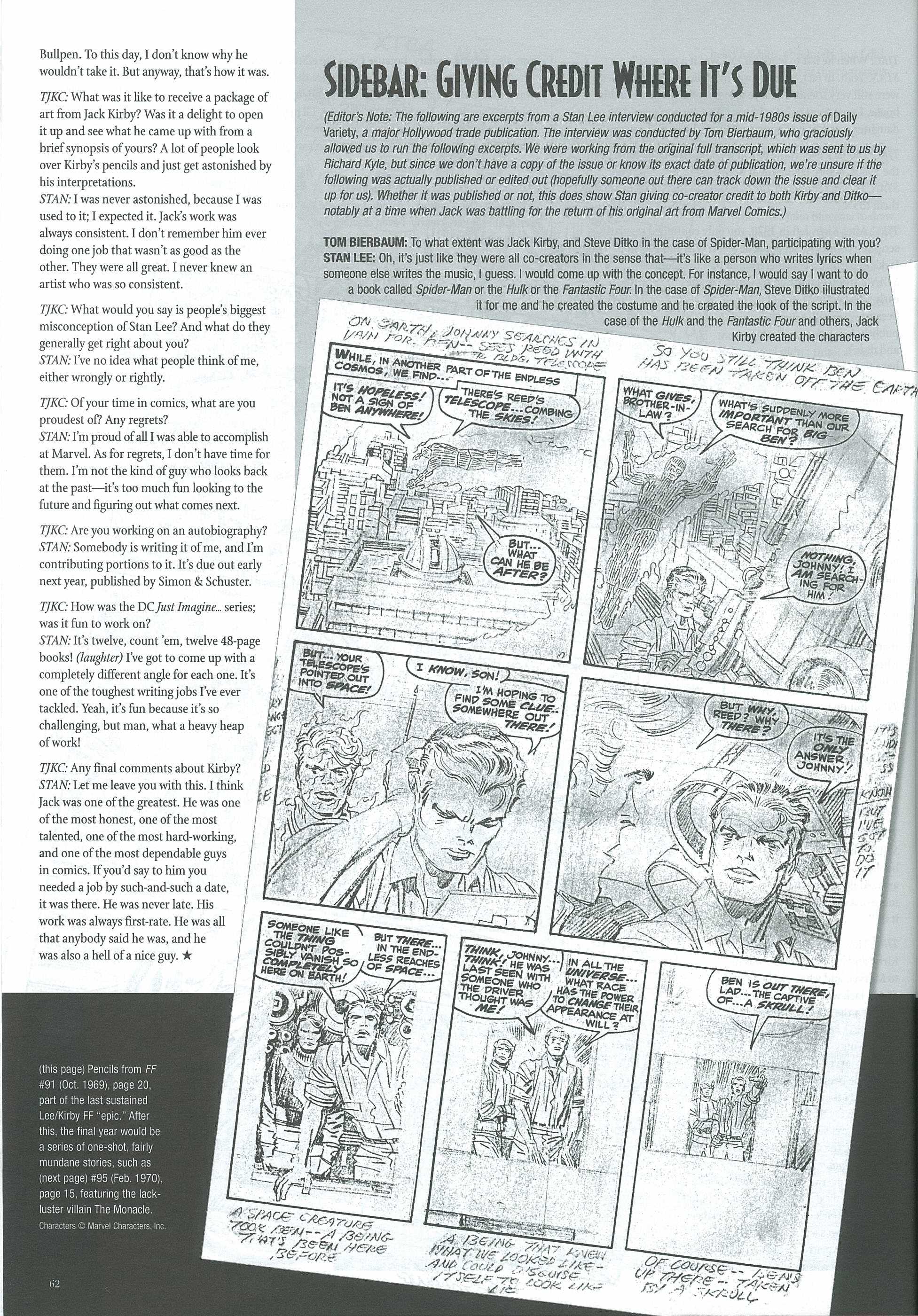 Read online The Jack Kirby Collector comic -  Issue #33 - 64