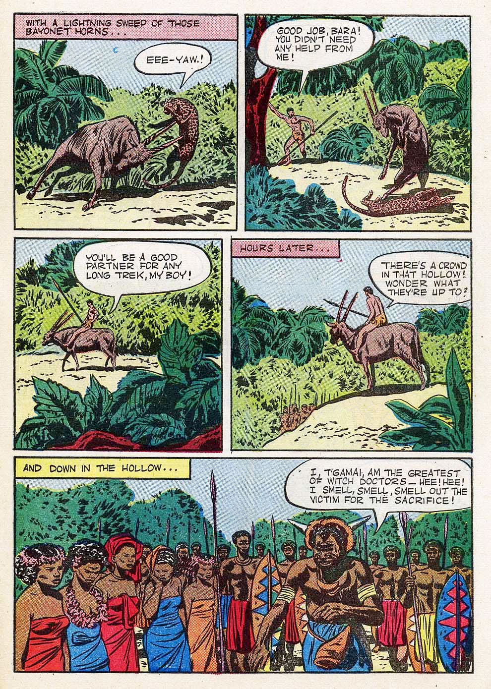 Read online Tarzan (1948) comic -  Issue #16 - 47