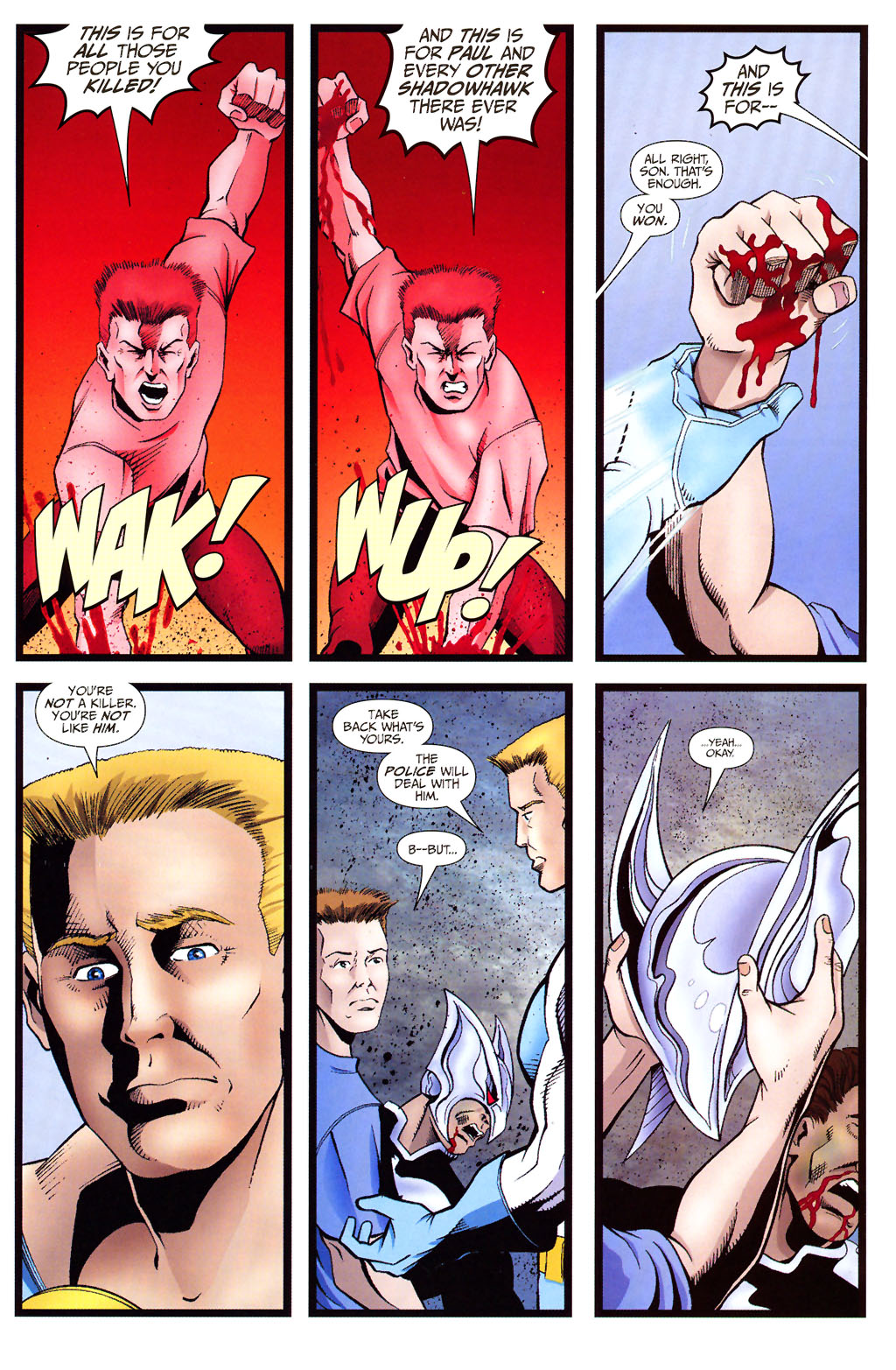 Read online ShadowHawk (2005) comic -  Issue #12 - 21