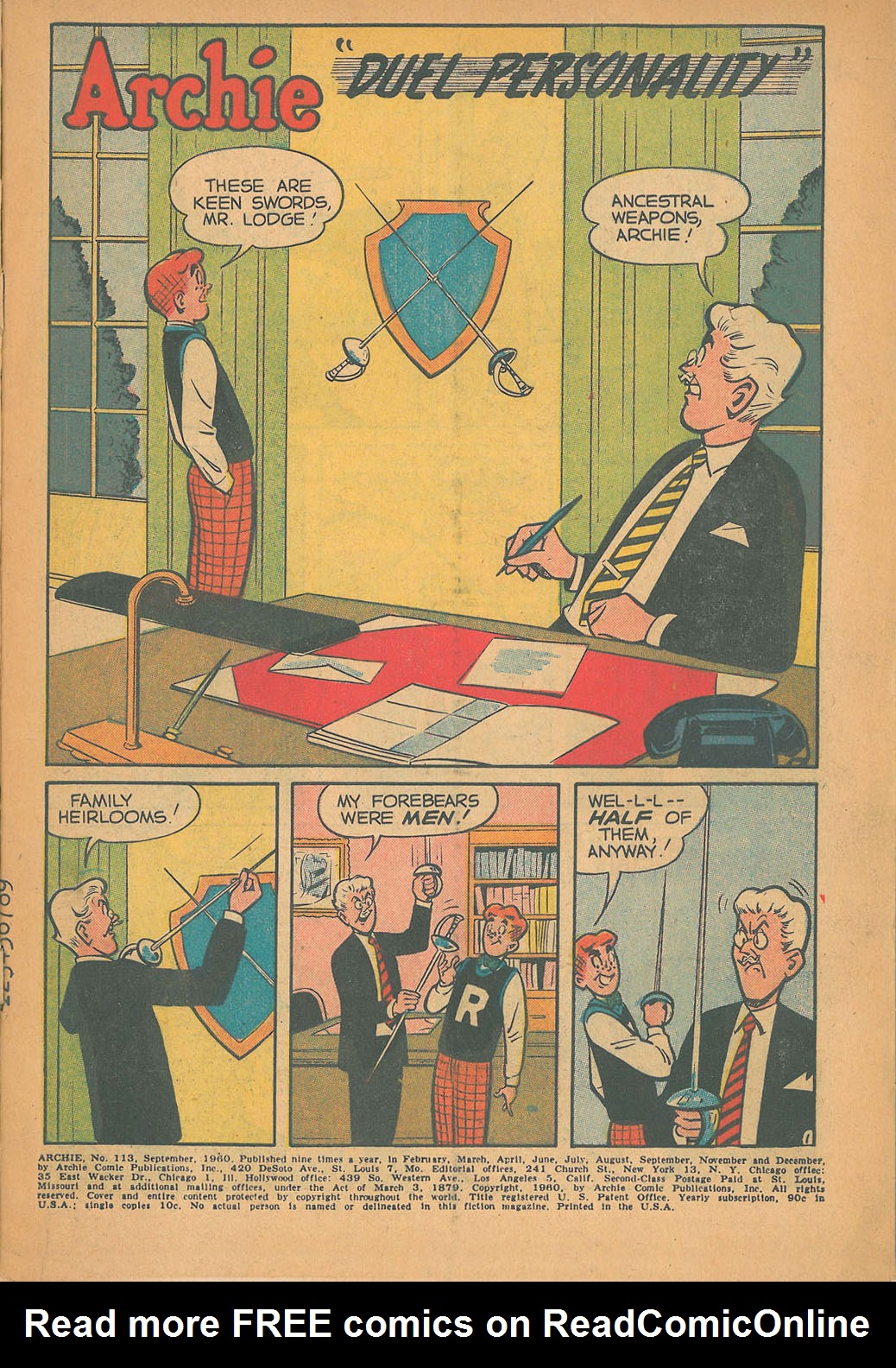 Read online Archie Comics comic -  Issue #113 - 3