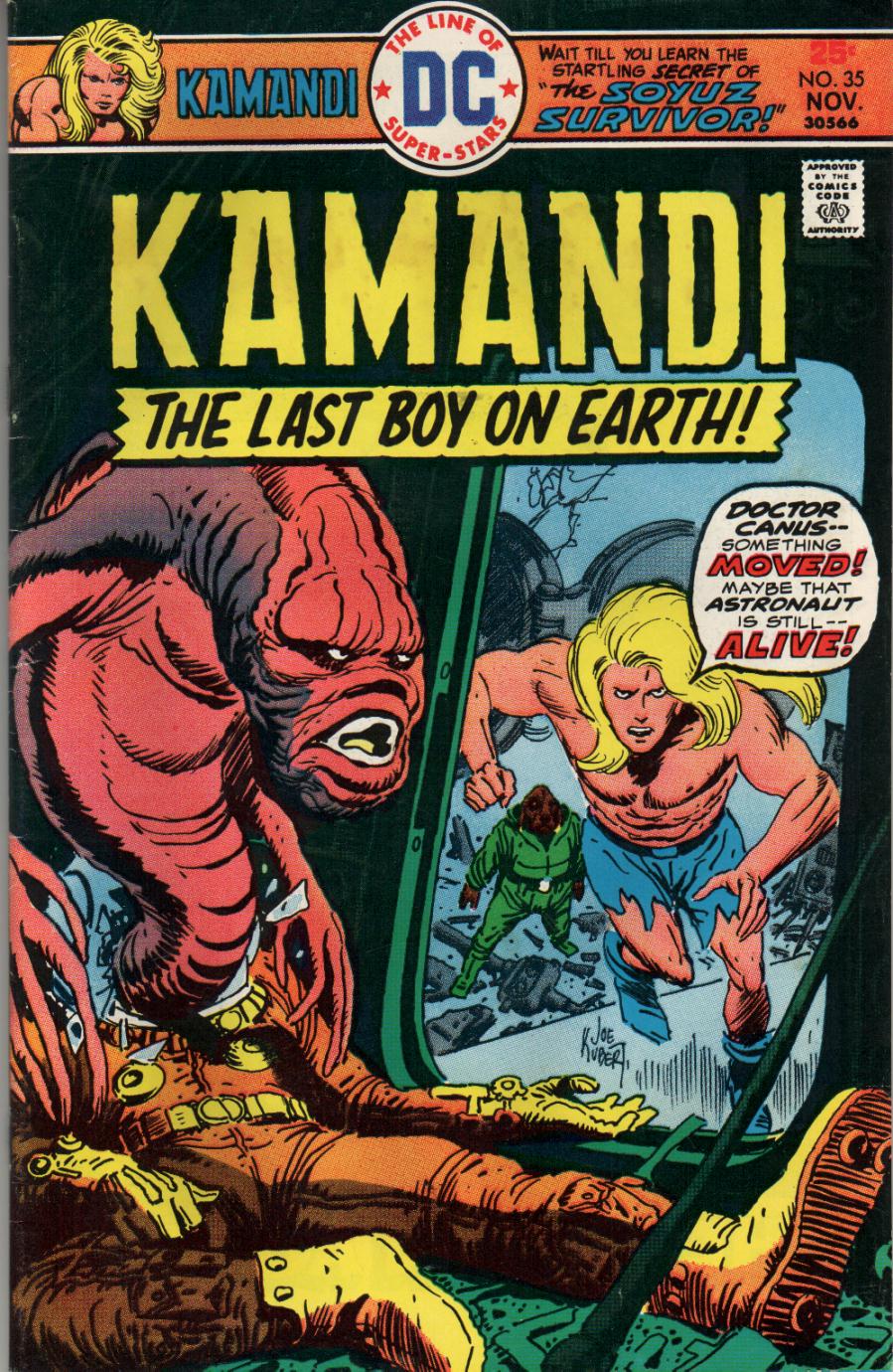 Read online Kamandi, The Last Boy On Earth comic -  Issue #35 - 1