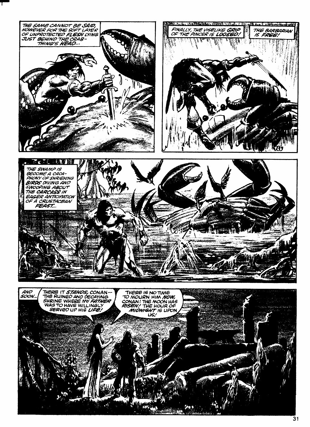 Read online The Savage Sword Of Conan comic -  Issue #83 - 31