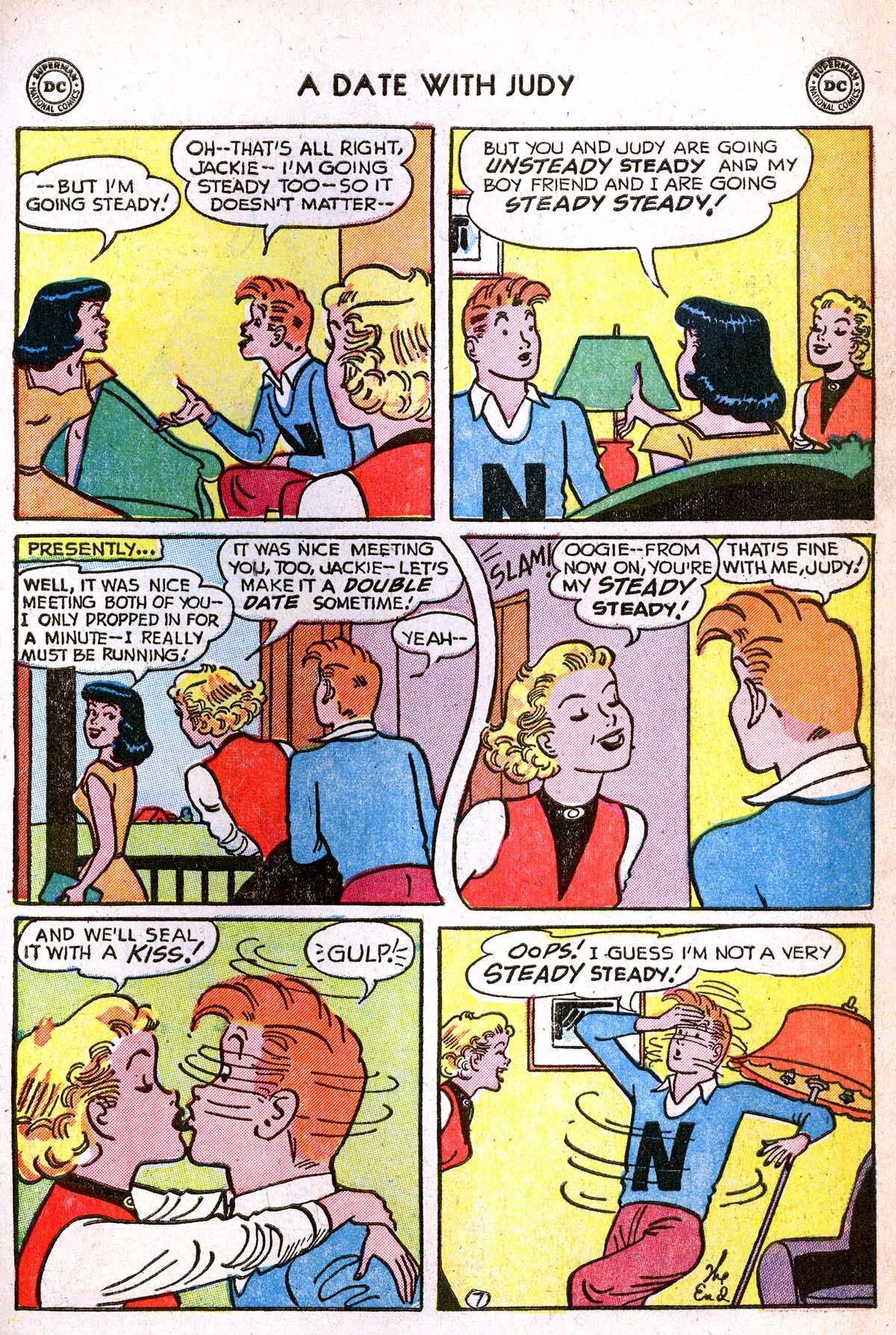 Read online A Date with Judy comic -  Issue #33 - 41