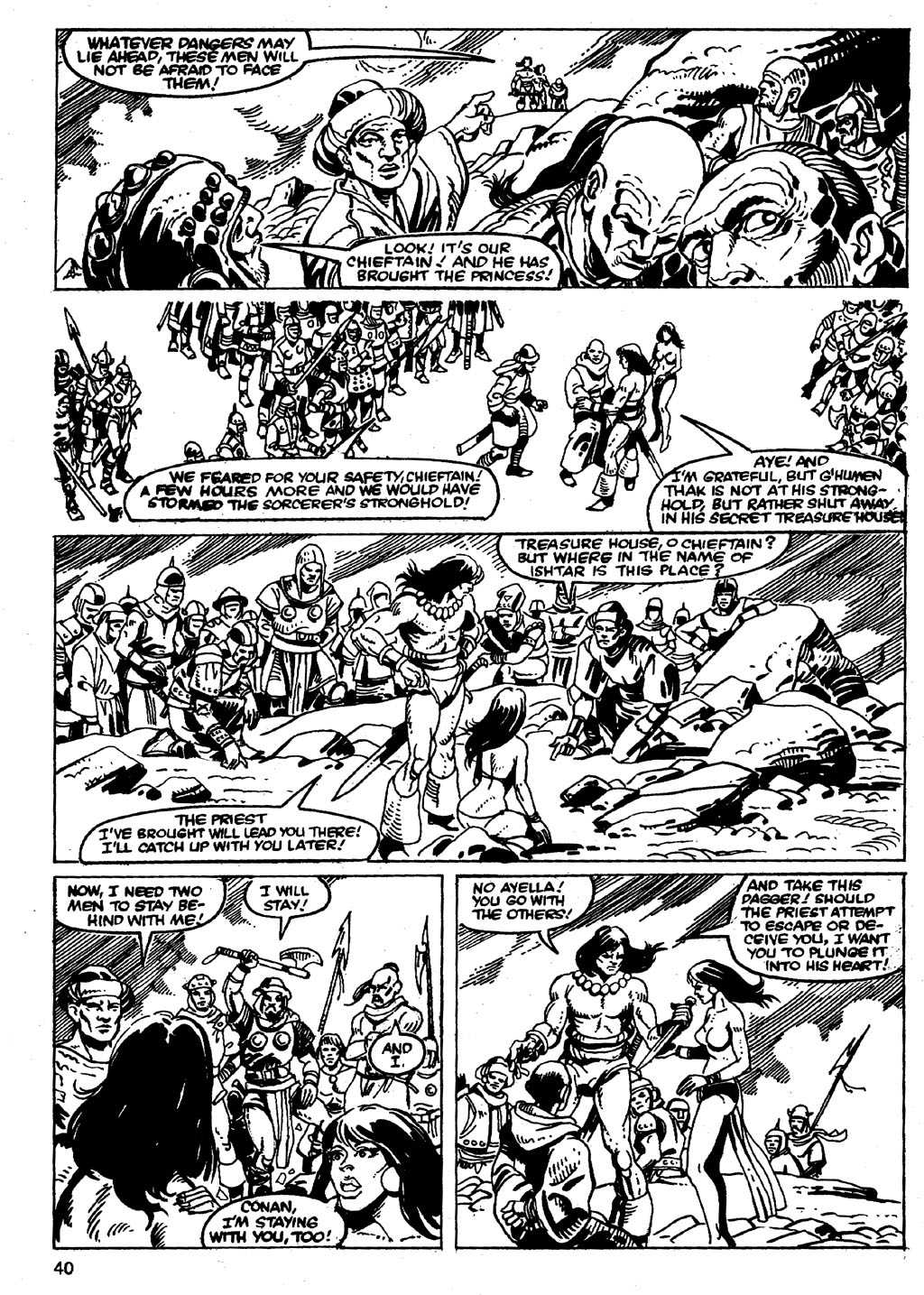 Read online The Savage Sword Of Conan comic -  Issue #86 - 40