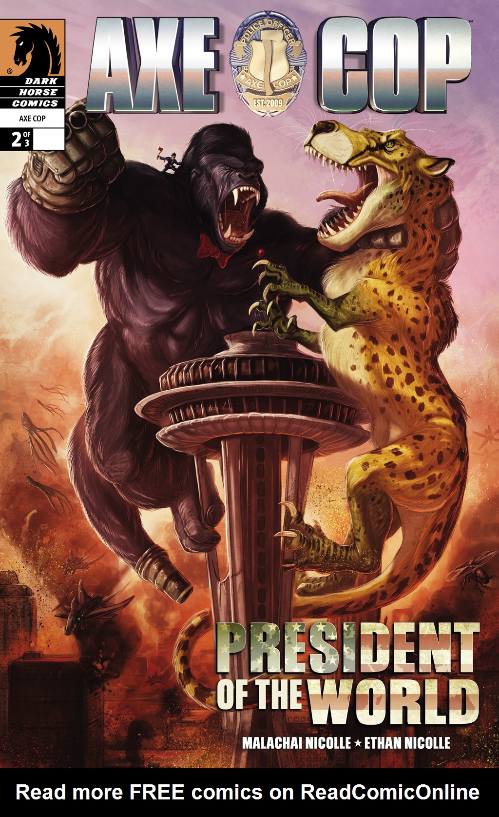 Read online Axe Cop: President of the World comic -  Issue #2 - 1