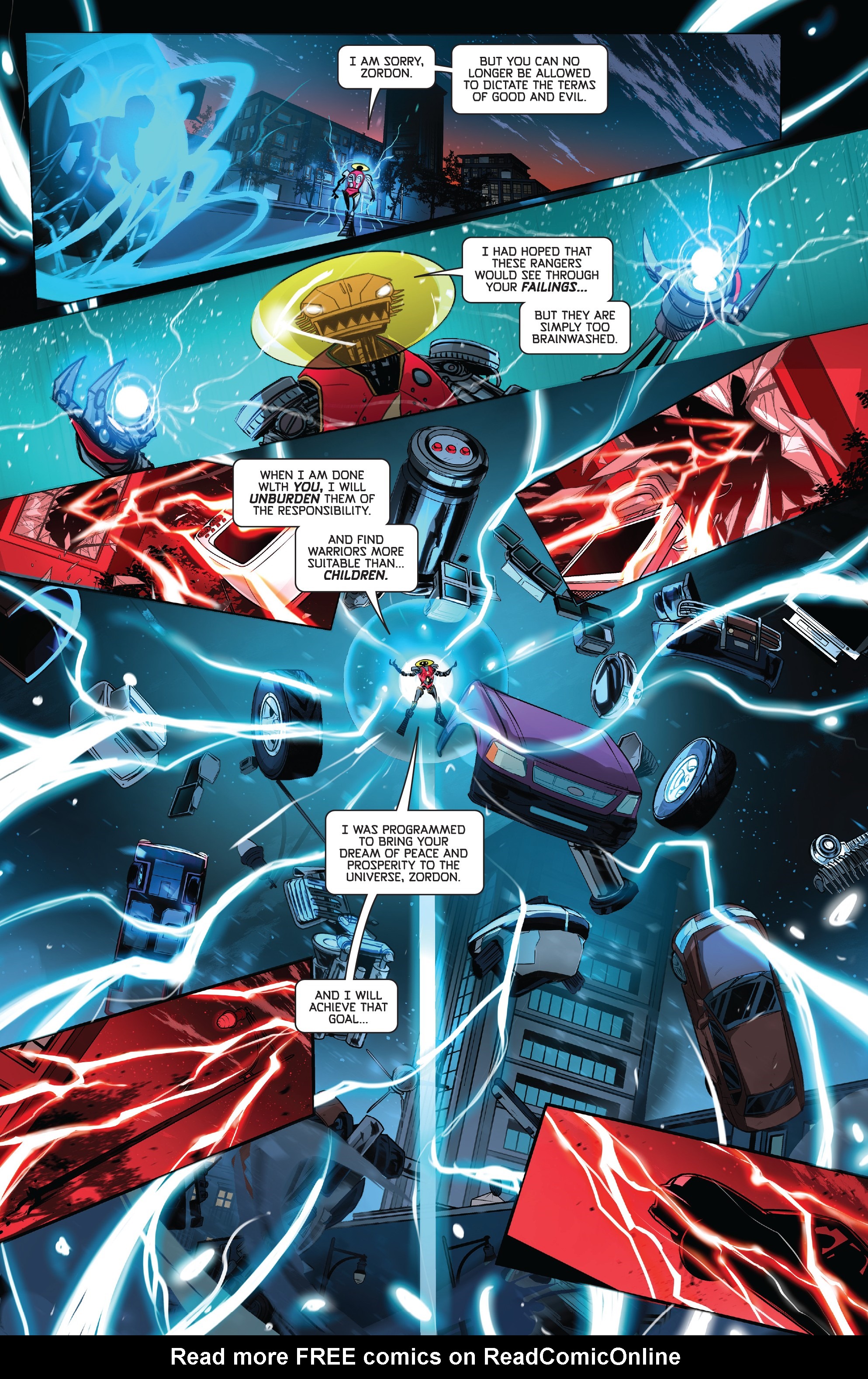 Read online Saban's Go Go Power Rangers comic -  Issue #20 - 23